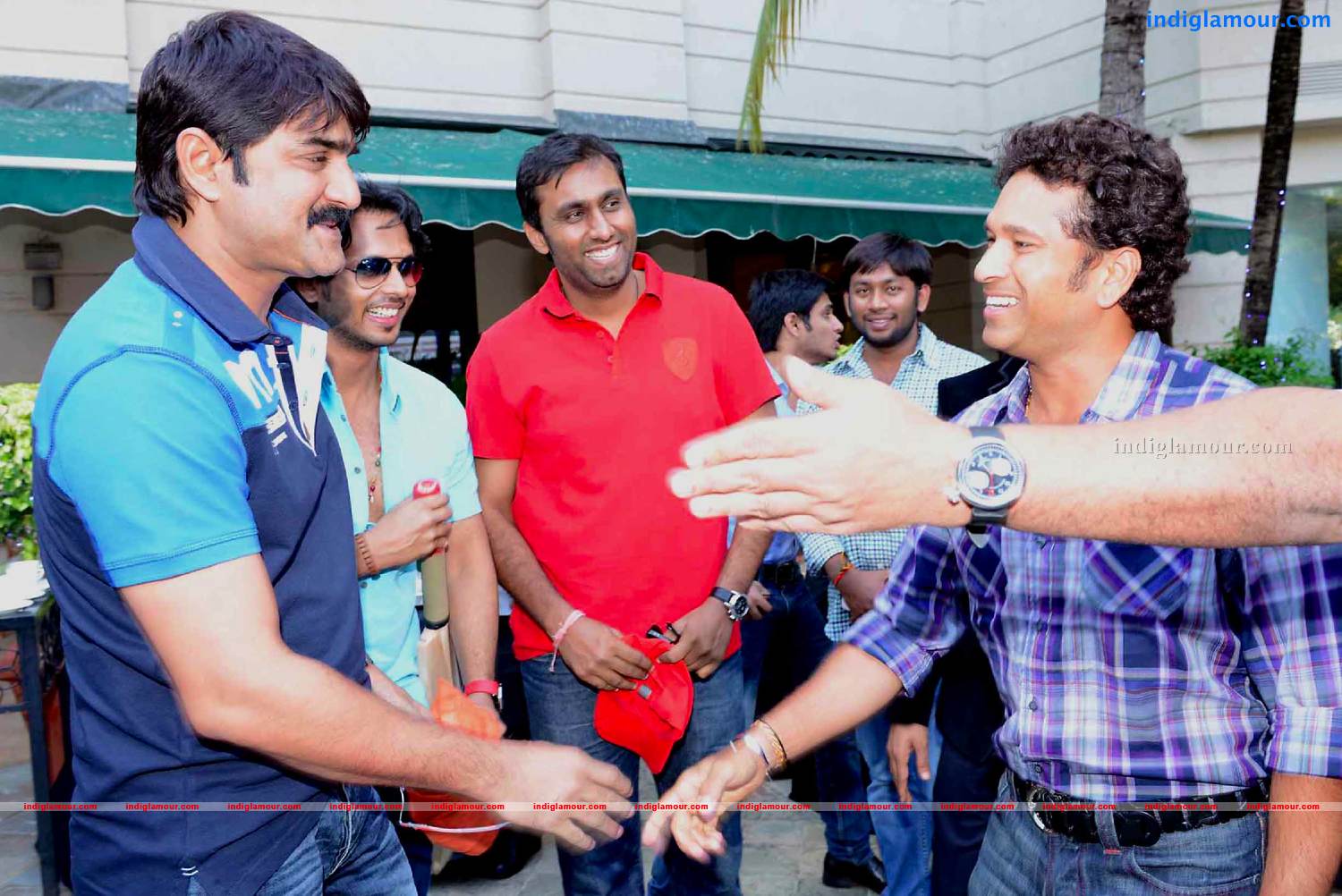 Telugu Warriors Team meet Mr.Sachin And Mr Laxman at ITC Kakatiya Event hd photo