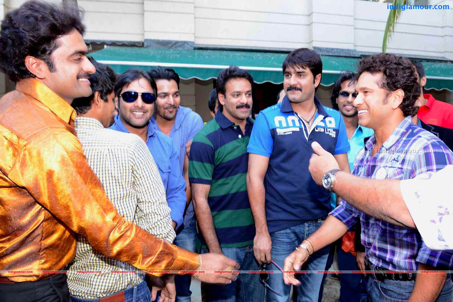 Telugu Warriors Team meet Mr.Sachin And Mr Laxman at ITC Kakatiya Event hd photo