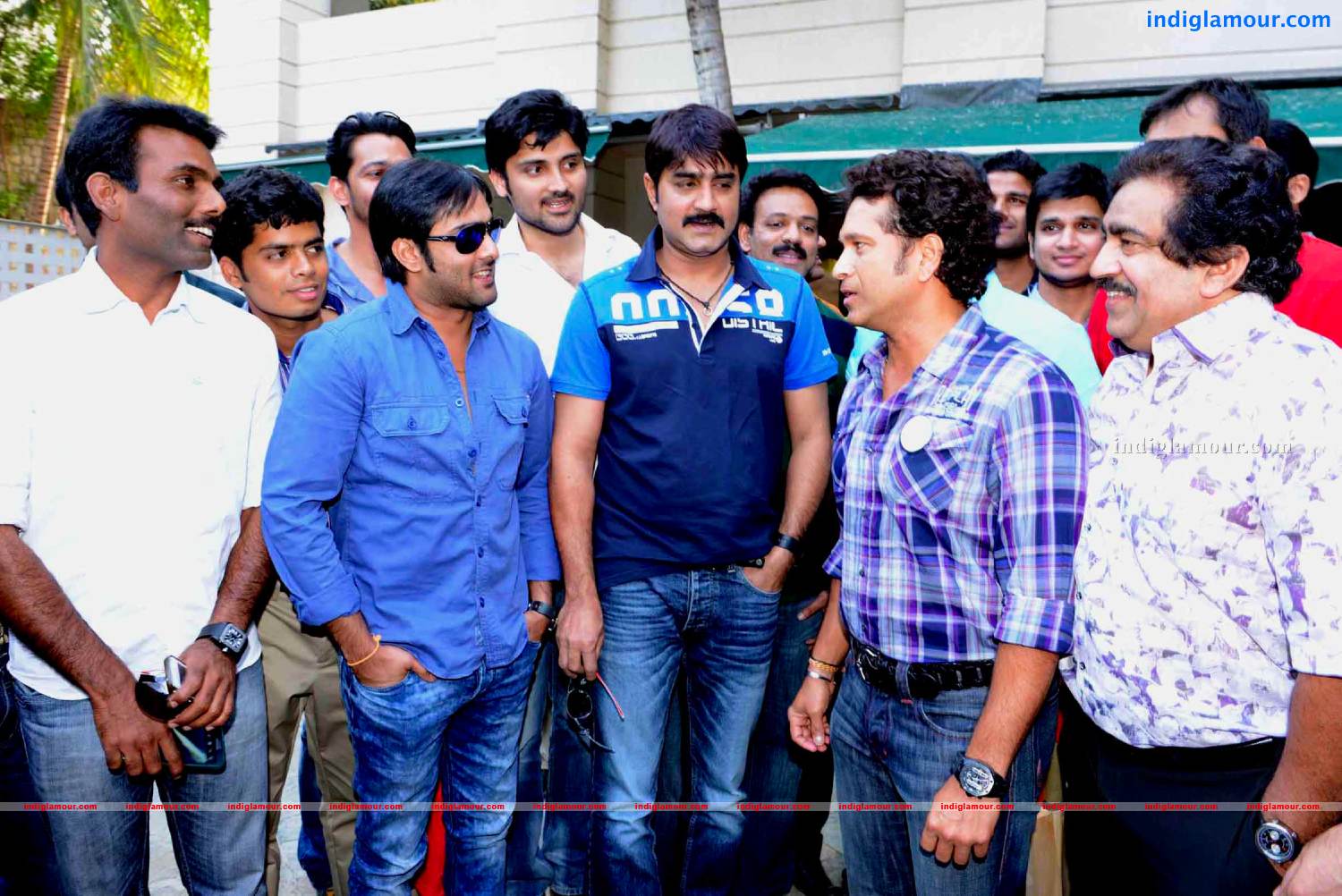 Telugu Warriors Team meet Mr.Sachin And Mr Laxman at ITC Kakatiya Event hd photo