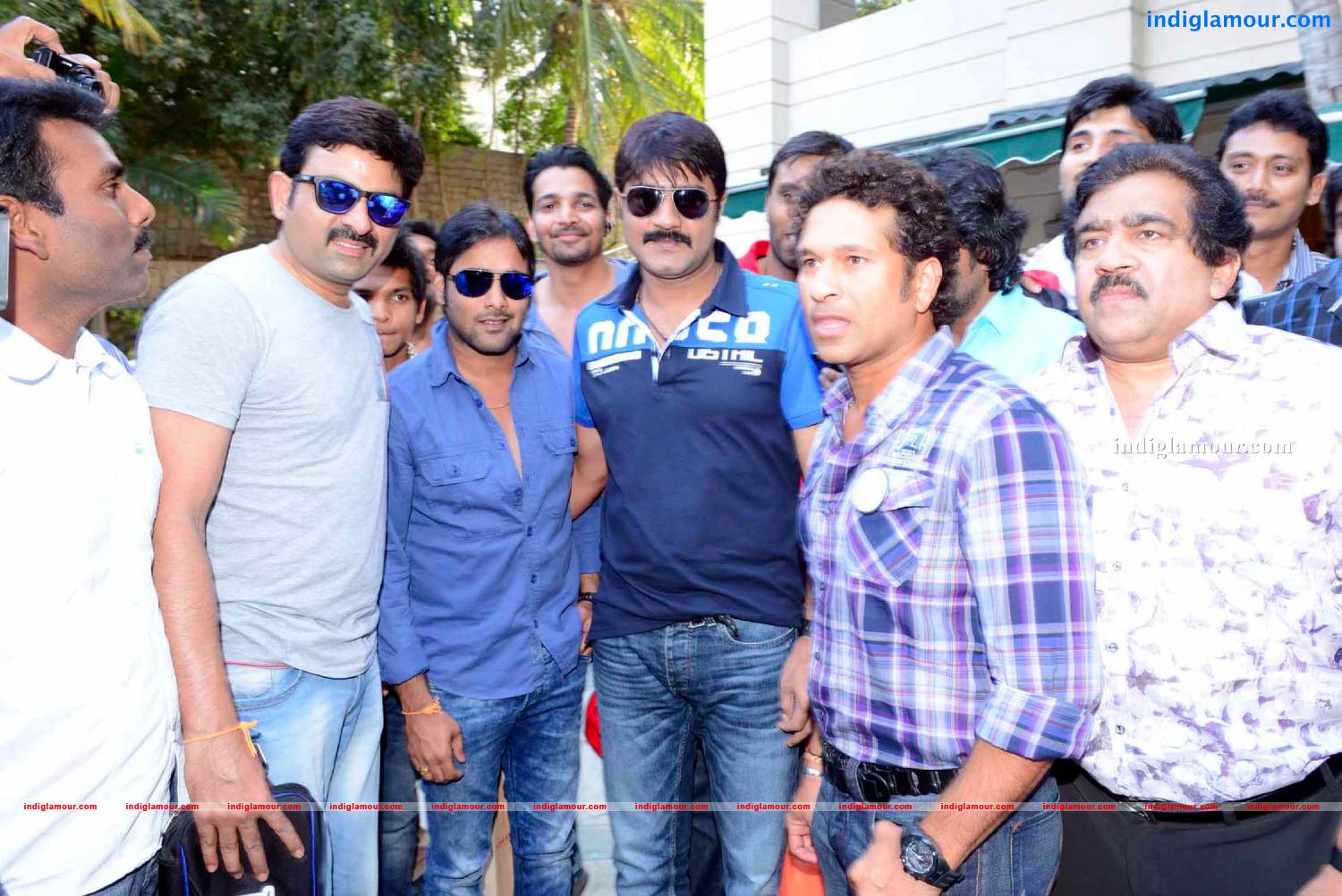 Telugu Warriors Team meet Mr.Sachin And Mr Laxman at ITC Kakatiya Event hd photo