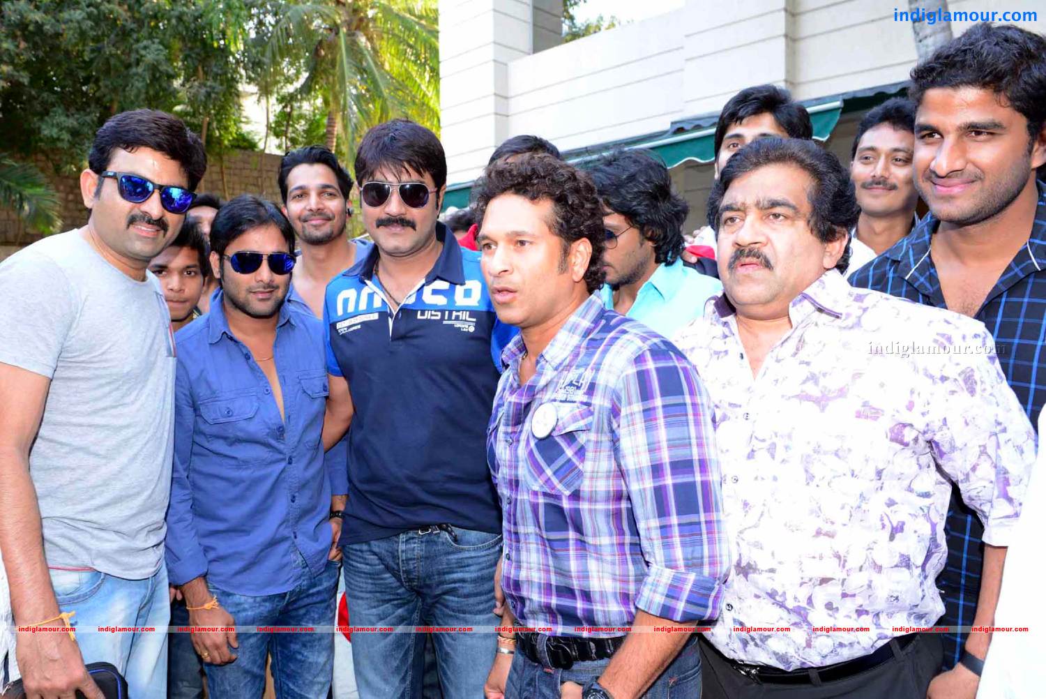 Telugu Warriors Team meet Mr.Sachin And Mr Laxman at ITC Kakatiya Event hd photo