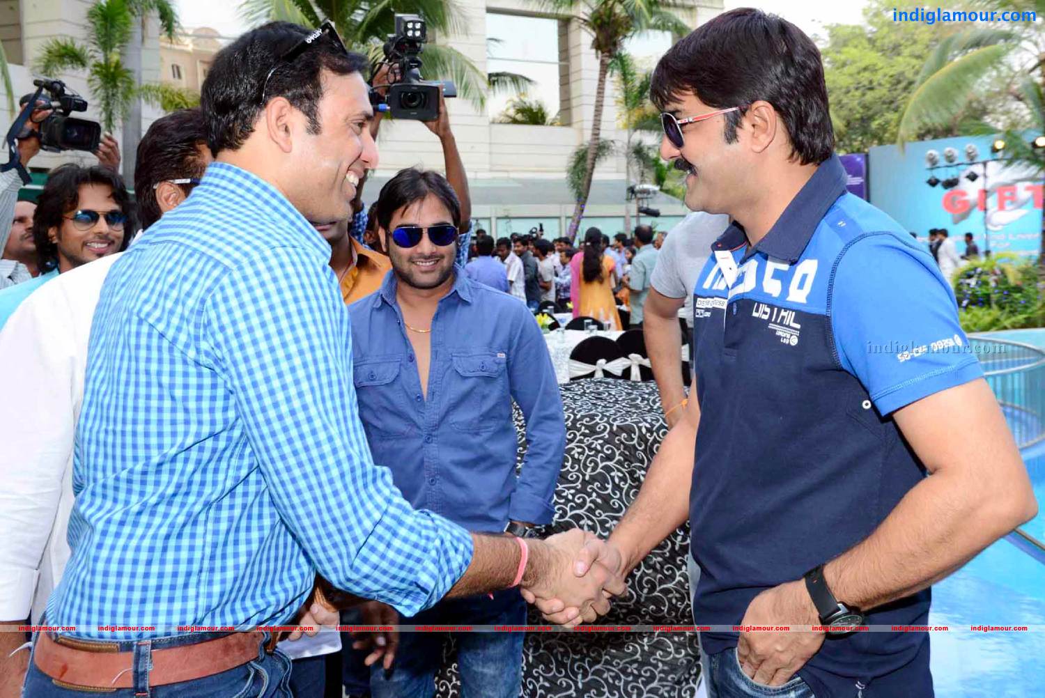 Telugu Warriors Team meet Mr.Sachin And Mr Laxman at ITC Kakatiya Event hd photo
