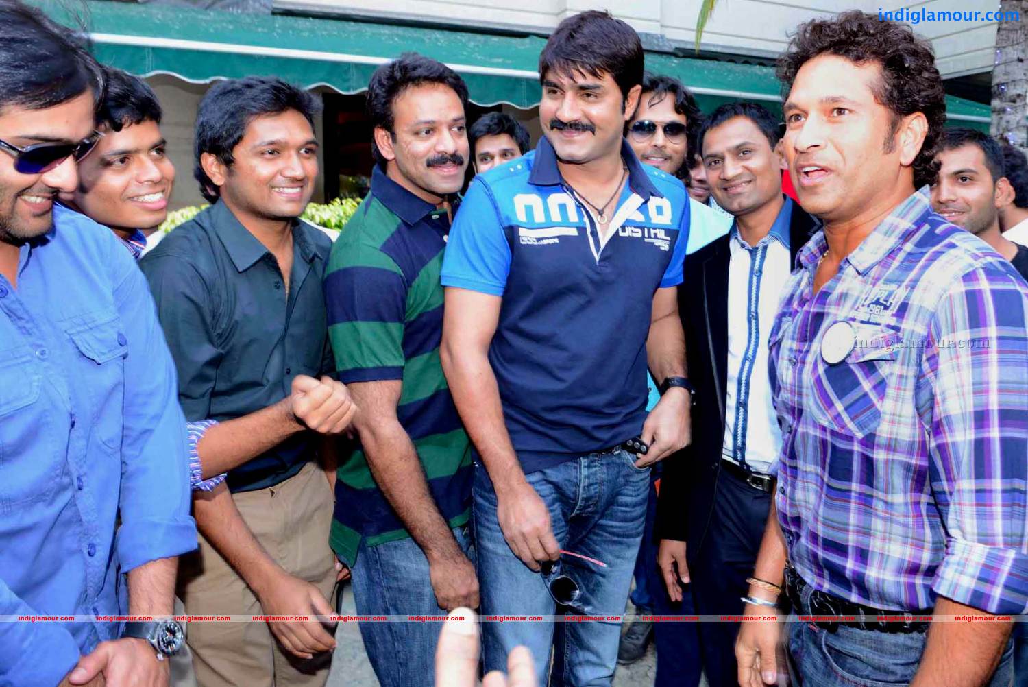 Telugu Warriors Team meet Mr.Sachin And Mr Laxman at ITC Kakatiya Event hd photo