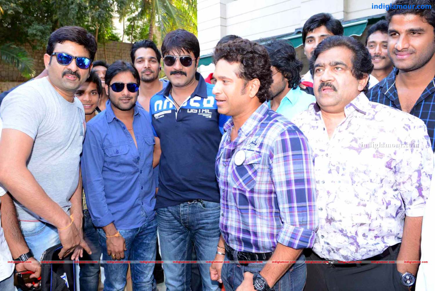 Telugu Warriors Team meet Mr.Sachin And Mr Laxman at ITC Kakatiya Event hd photo