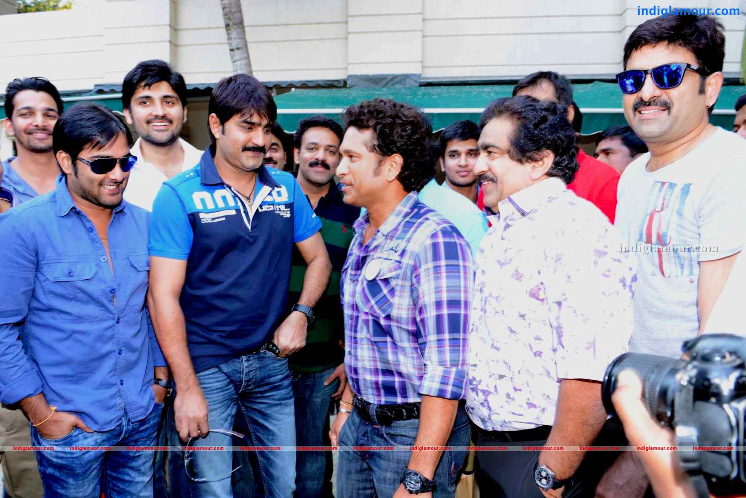 Telugu Warriors Team meet Mr.Sachin And Mr Laxman at ITC Kakatiya Event hd photo