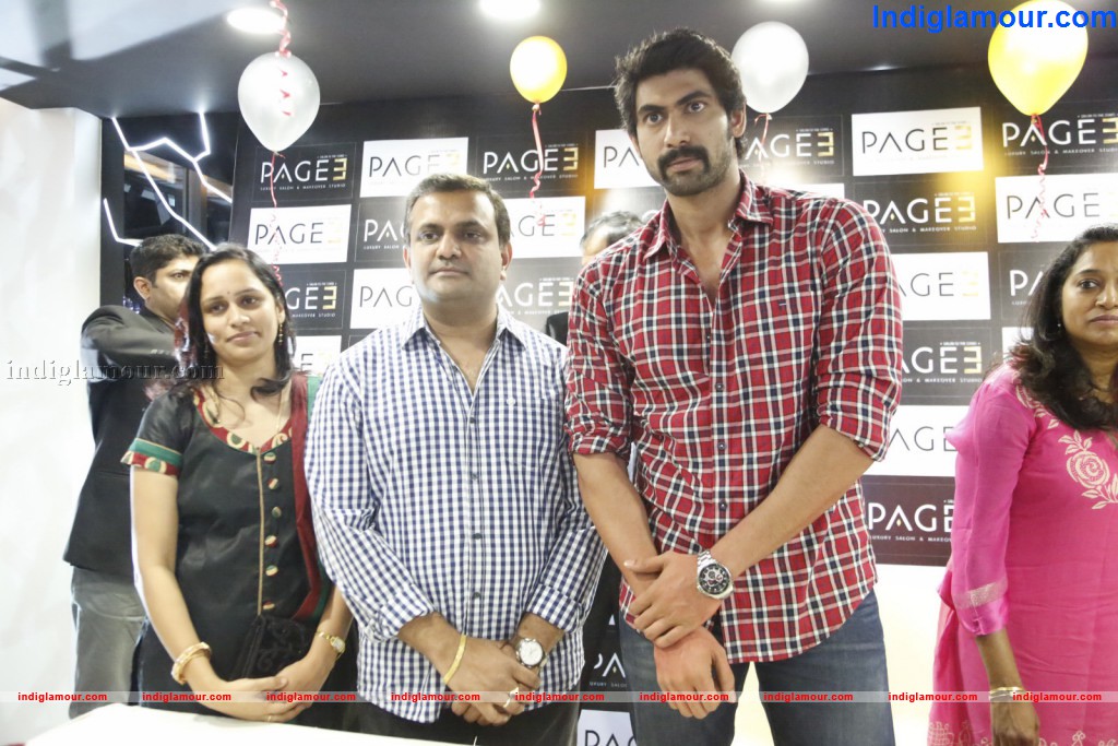 Rana Launches Page 3 Salon Event hd photo
