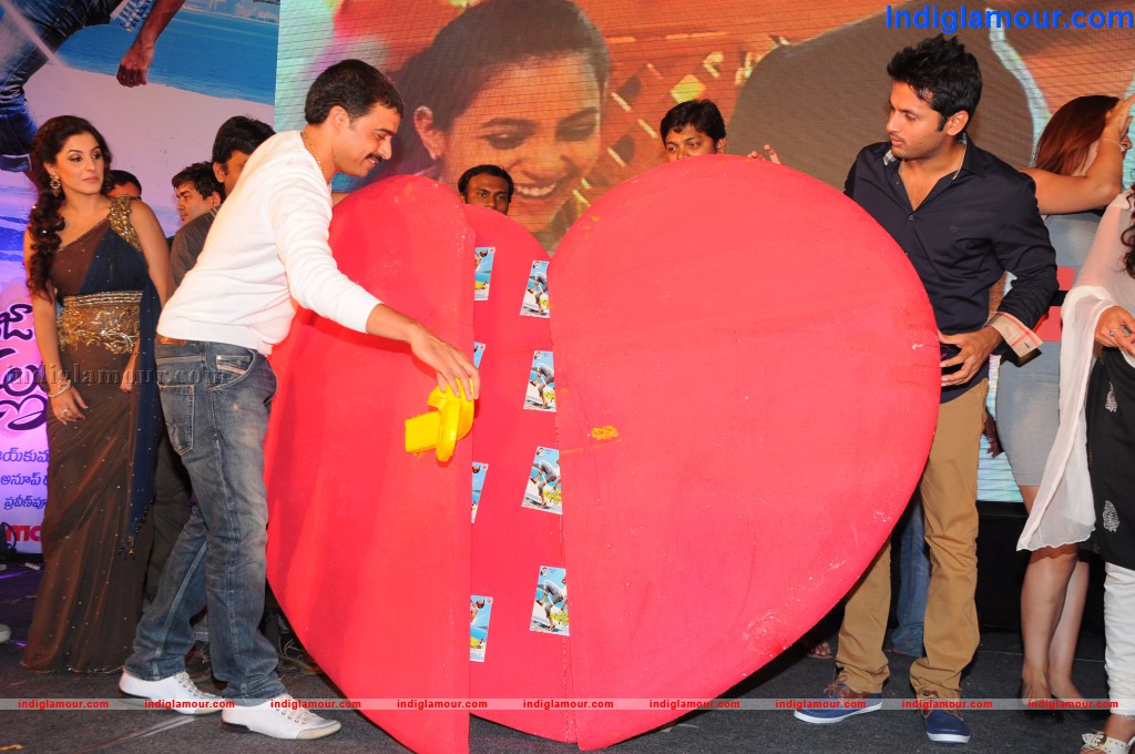 Gunde Jaari Gallanthayyinde Audio Launch Event hd photo