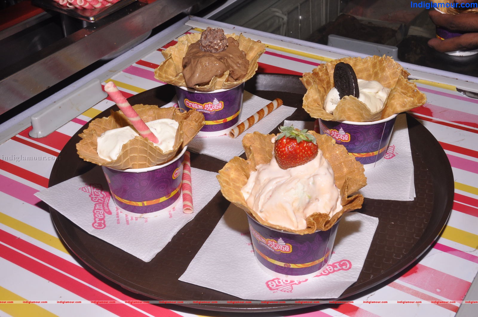 Ayushman Khuraana Launches Season Flavours at Cream Stone,Himayath Nagar Event hd photo