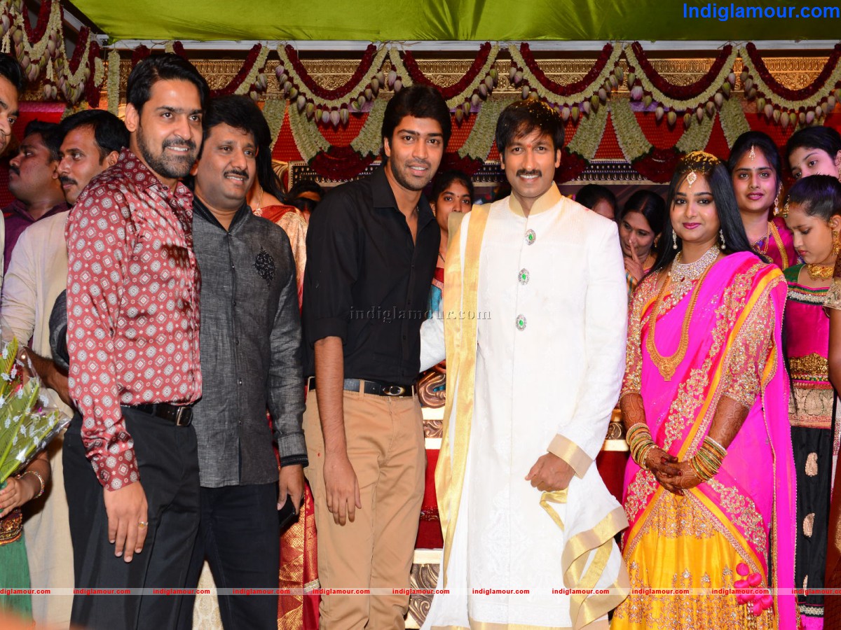 Gopi Chand Wedding Reception Event hd photo