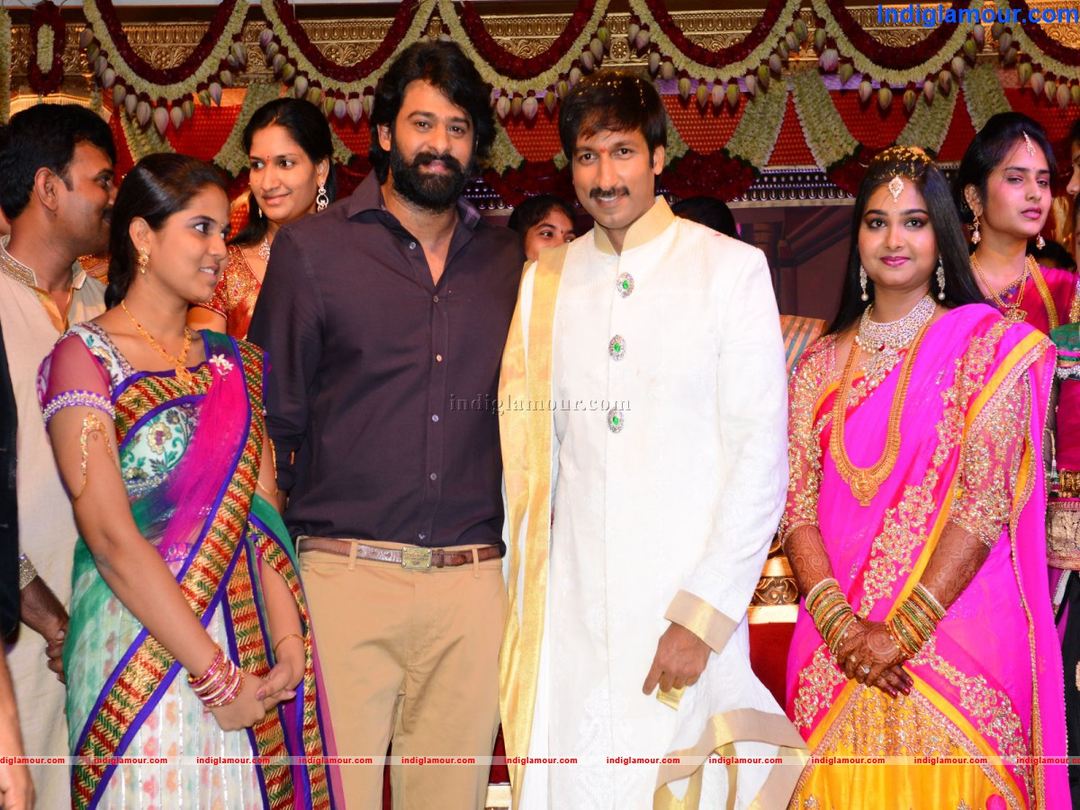 Gopi Chand Wedding Reception Event hd photo