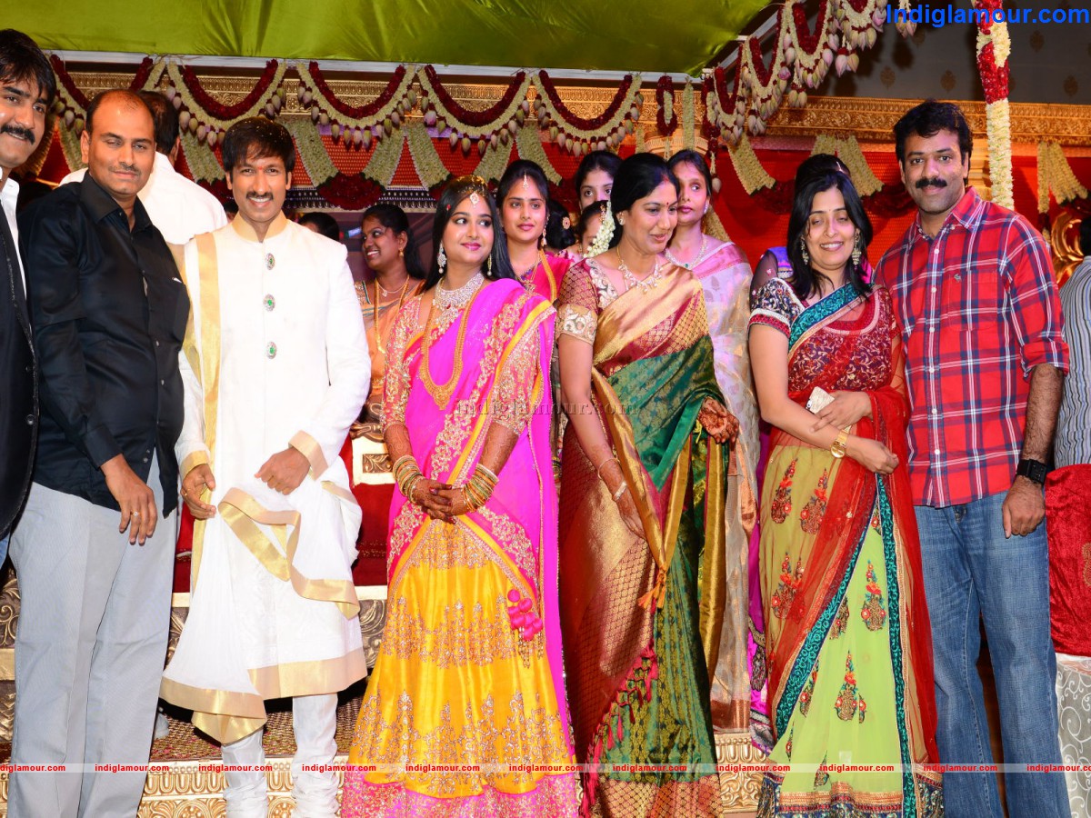 Gopi Chand Wedding Reception Event hd photo