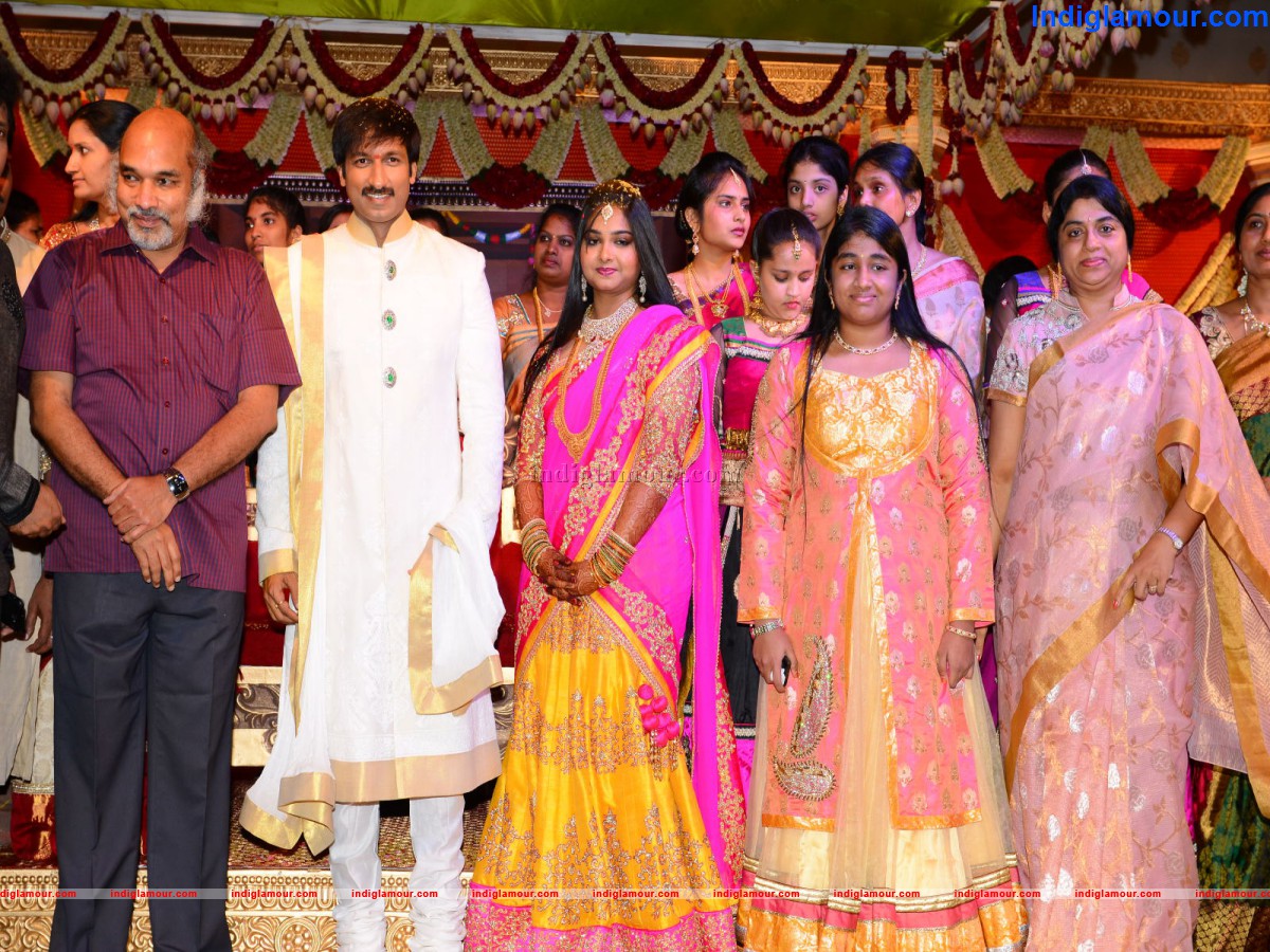 Gopi Chand Wedding Reception Event hd photo