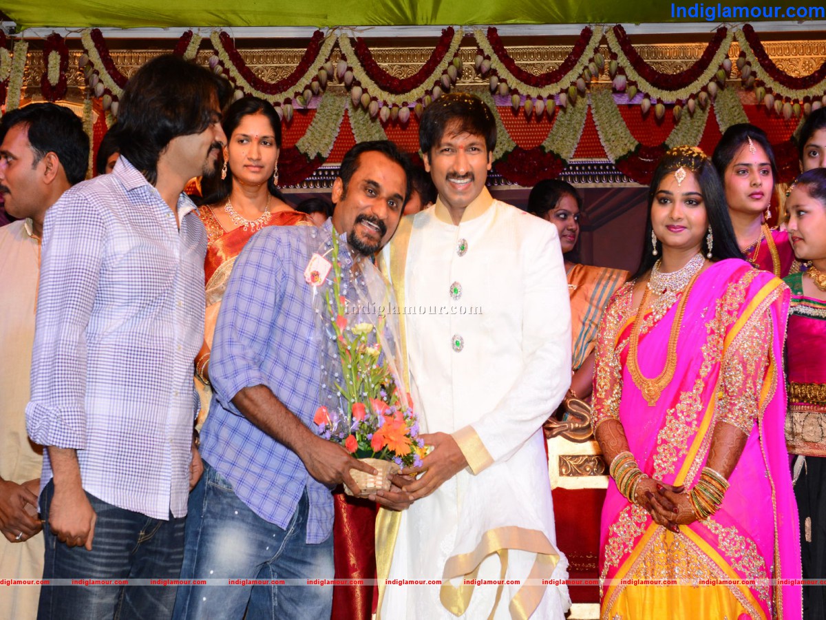 Gopi Chand Wedding Reception Event hd photo
