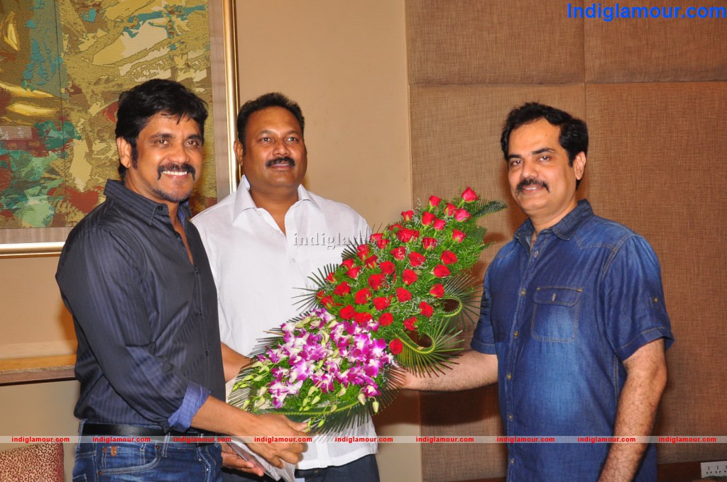 Nagarjuna Praises Tadakha Team Event hd photo