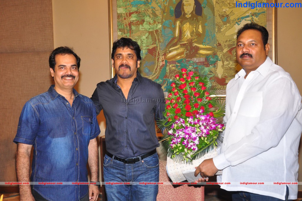 Nagarjuna Praises Tadakha Team Event hd photo