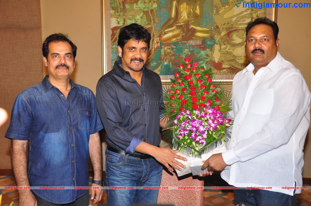 Nagarjuna Praises Tadakha Team Event hd photo