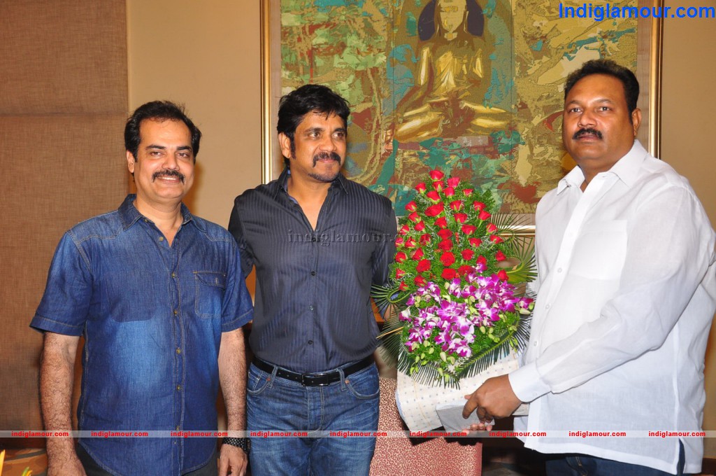 Nagarjuna Praises Tadakha Team Event hd photo