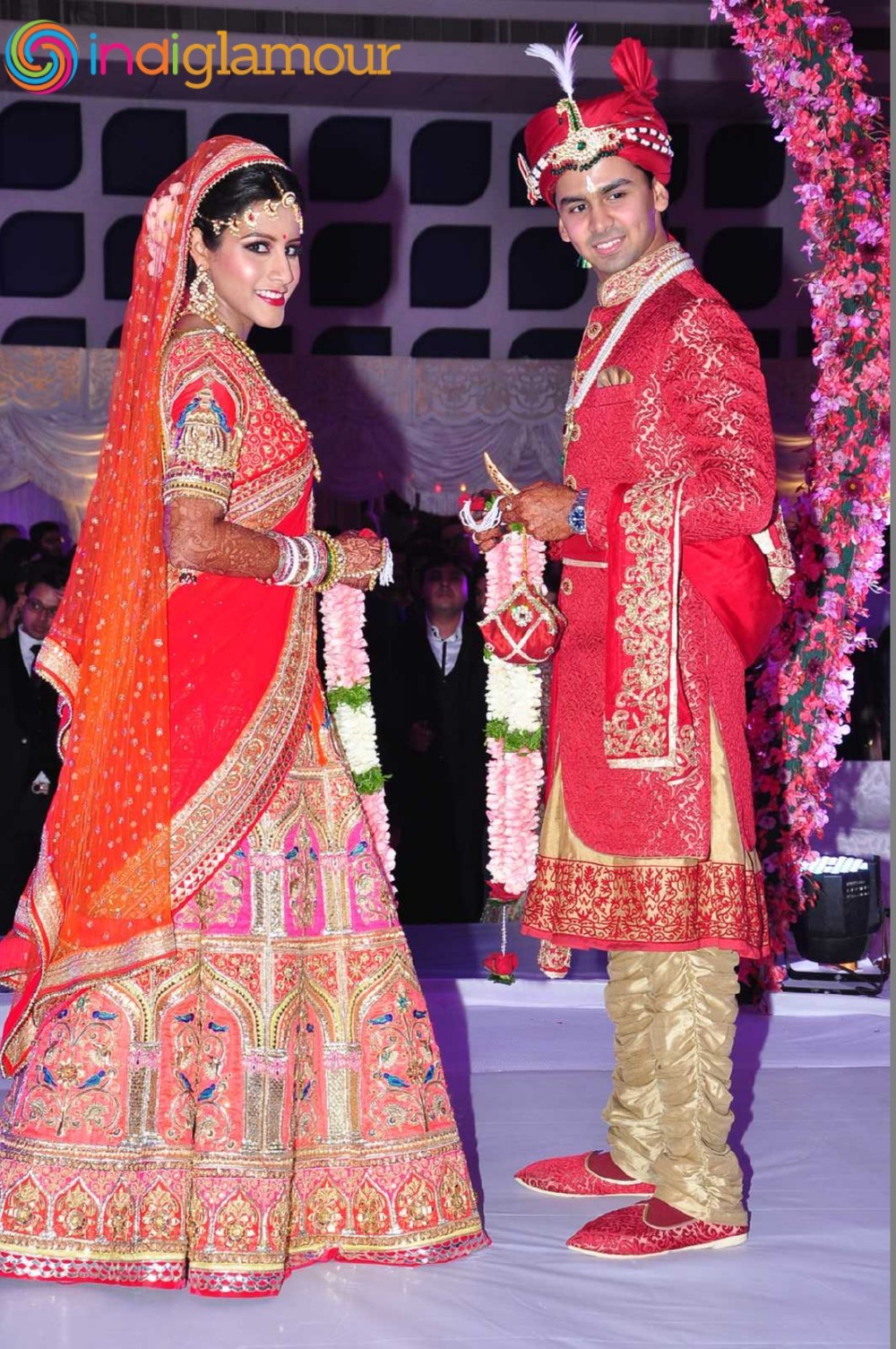 Trupthi and Ankit Wedding Reception Event hd photo