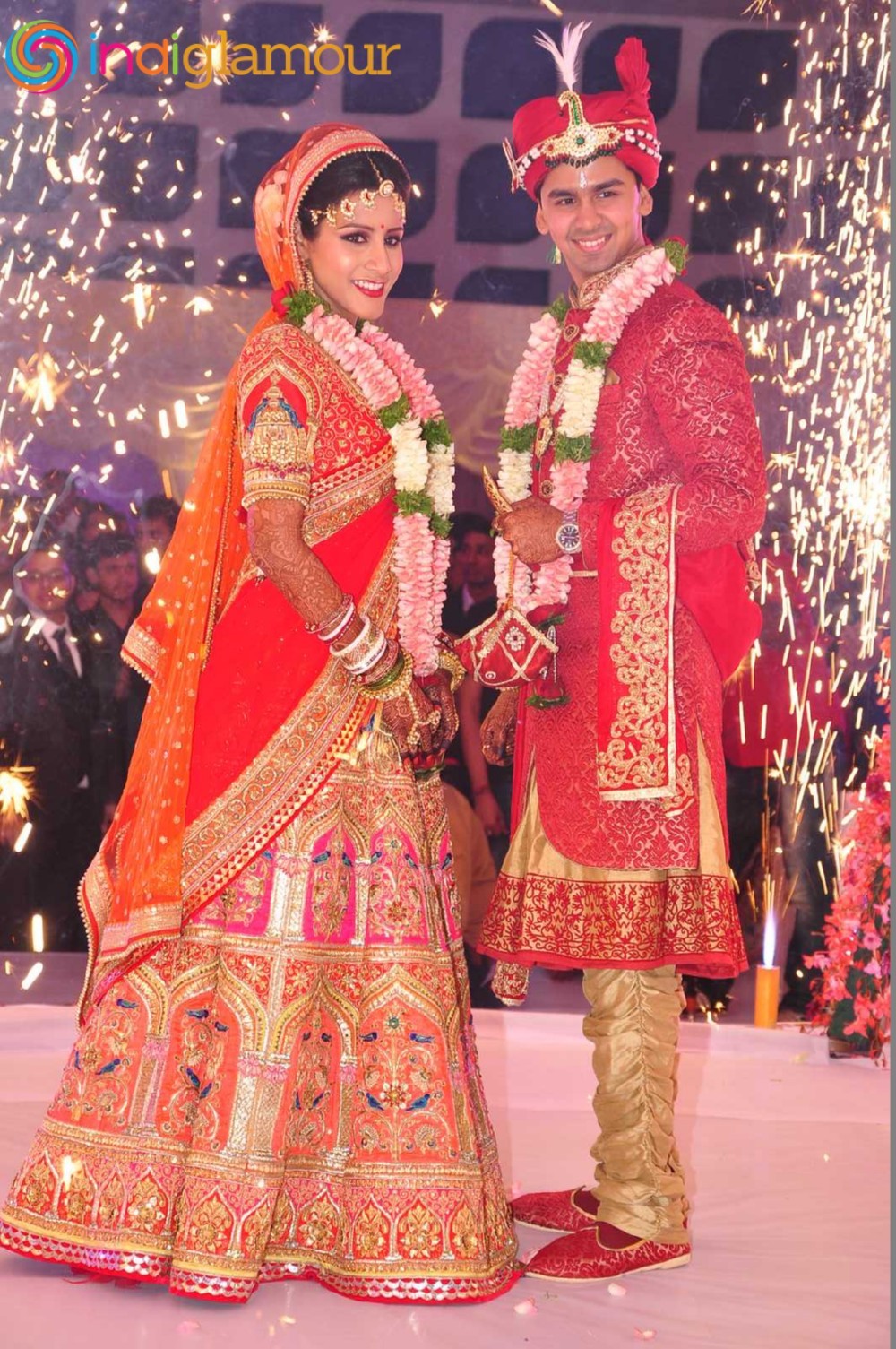Trupthi and Ankit Wedding Reception Event hd photo