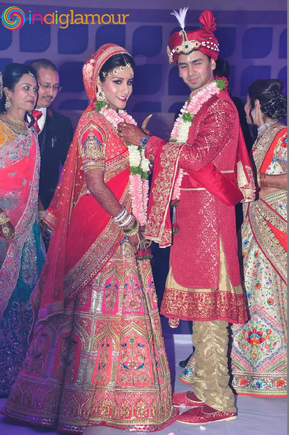Trupthi and Ankit Wedding Reception Event hd photo