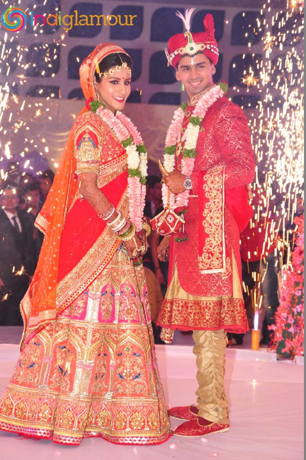 Trupthi and Ankit Wedding Reception Event hd photo