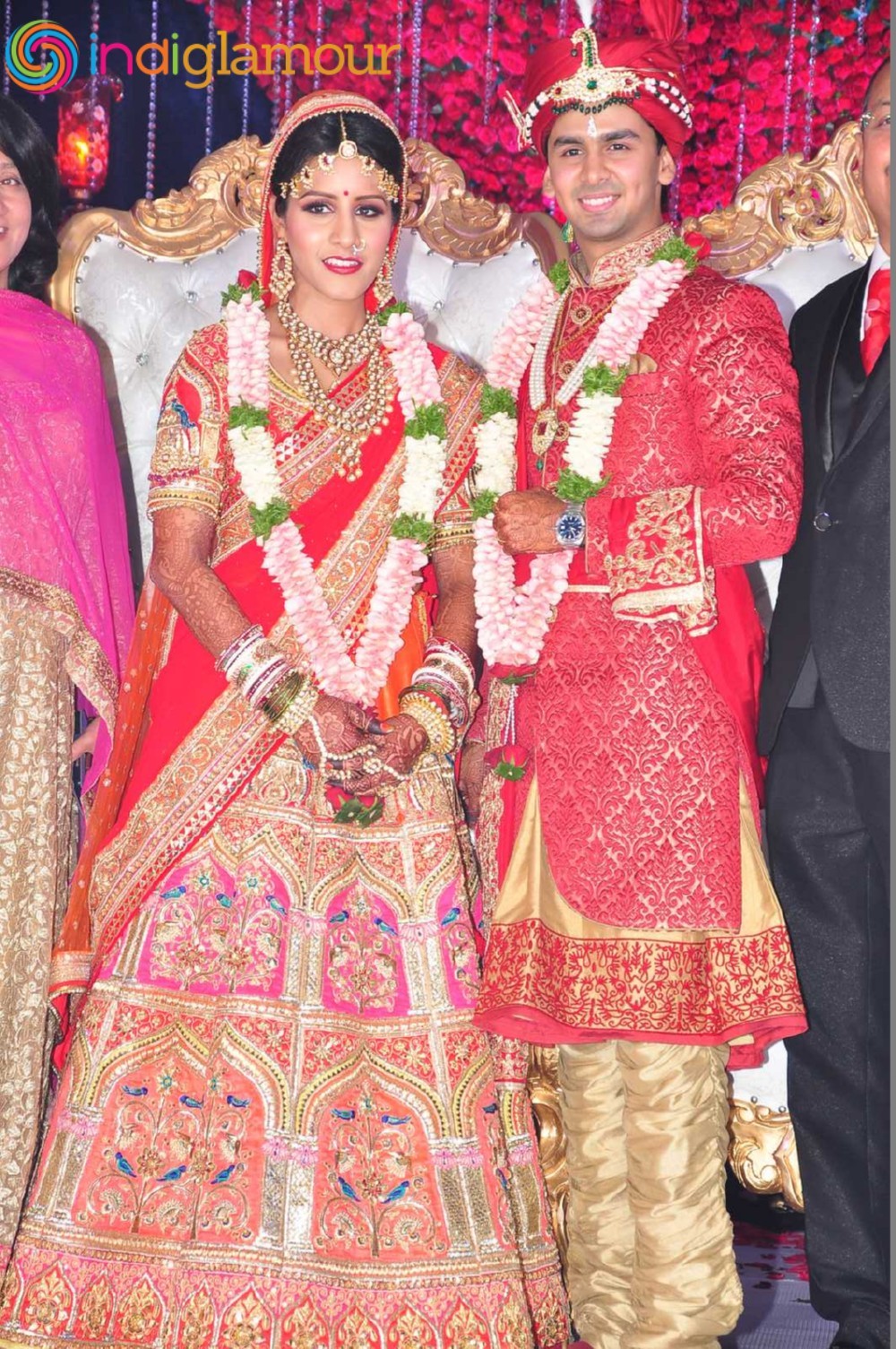Trupthi and Ankit Wedding Reception Event hd photo