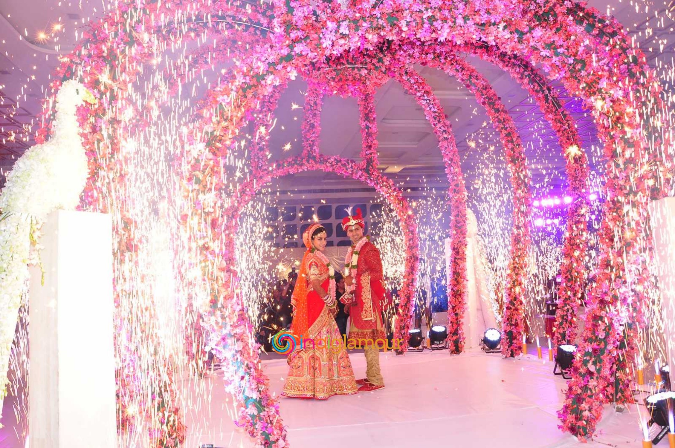 Trupthi and Ankit Wedding Reception Event hd photo