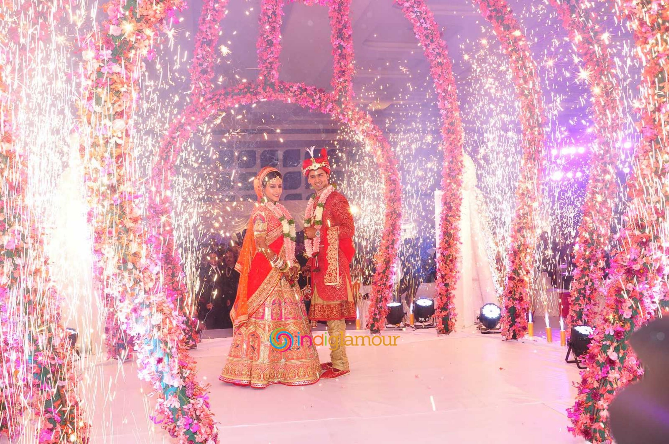 Trupthi and Ankit Wedding Reception Event hd photo