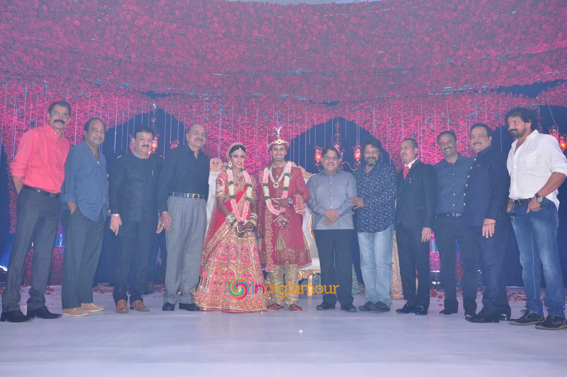 Trupthi and Ankit Wedding Reception Event hd photo