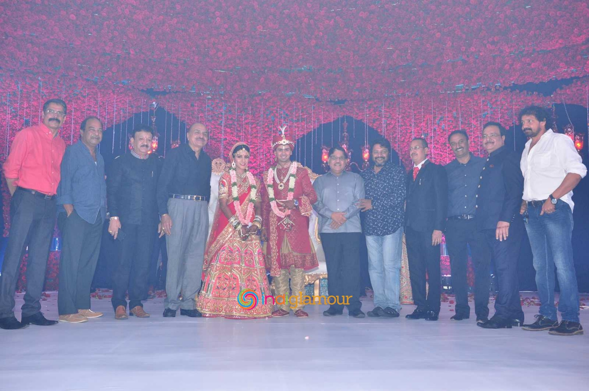 Trupthi and Ankit Wedding Reception Event hd photo
