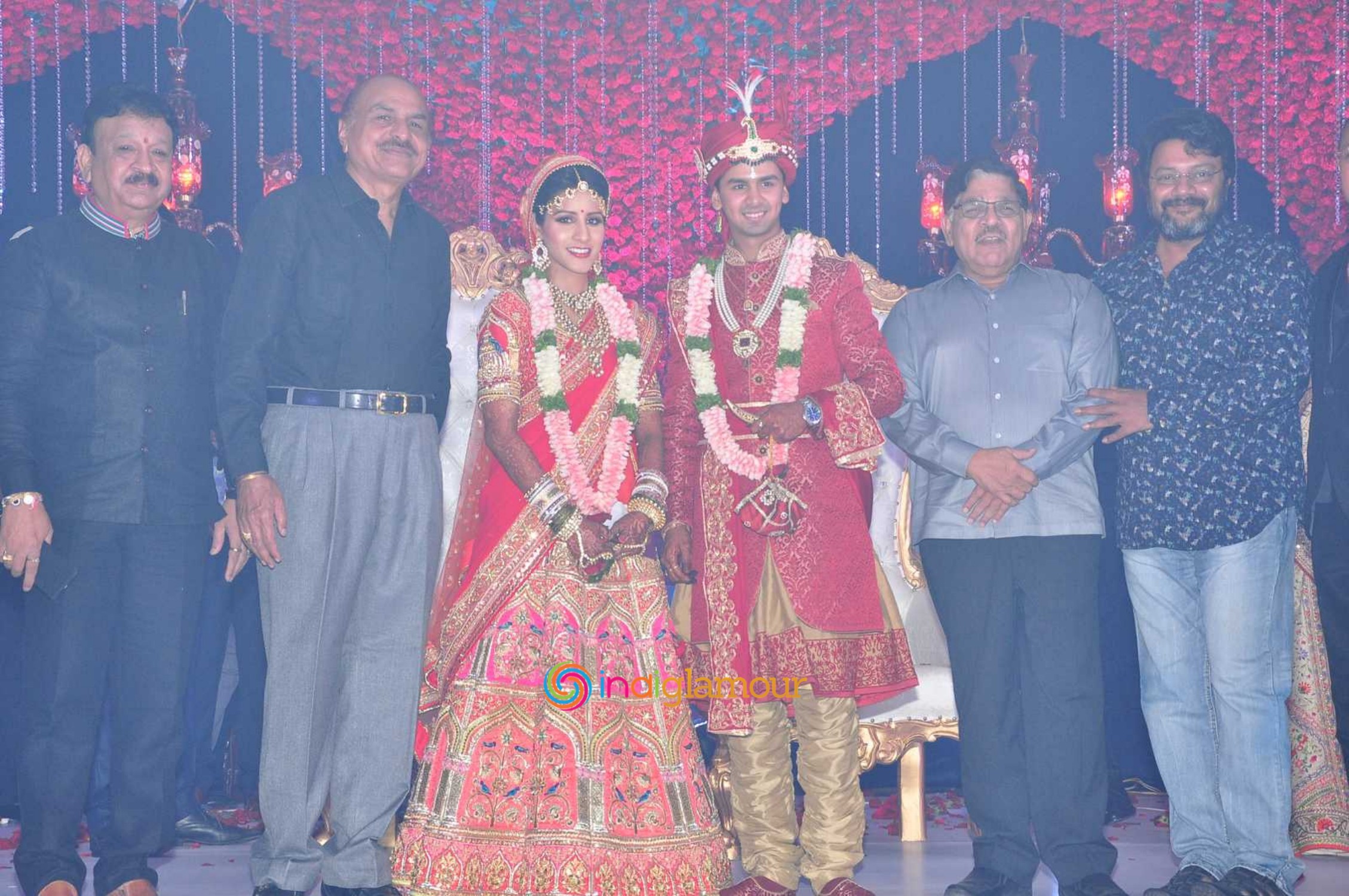 Trupthi and Ankit Wedding Reception Event hd photo