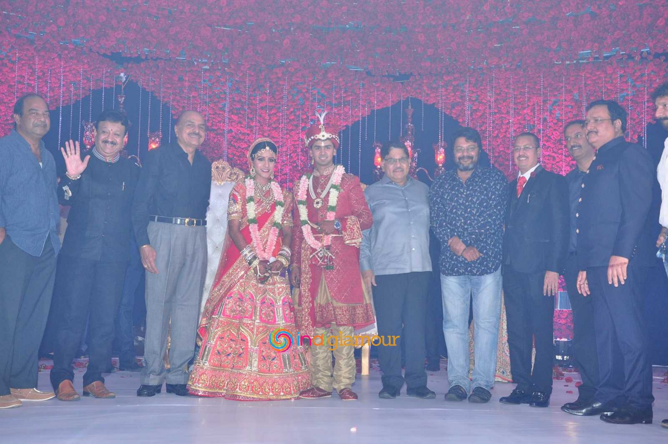 Trupthi and Ankit Wedding Reception Event hd photo