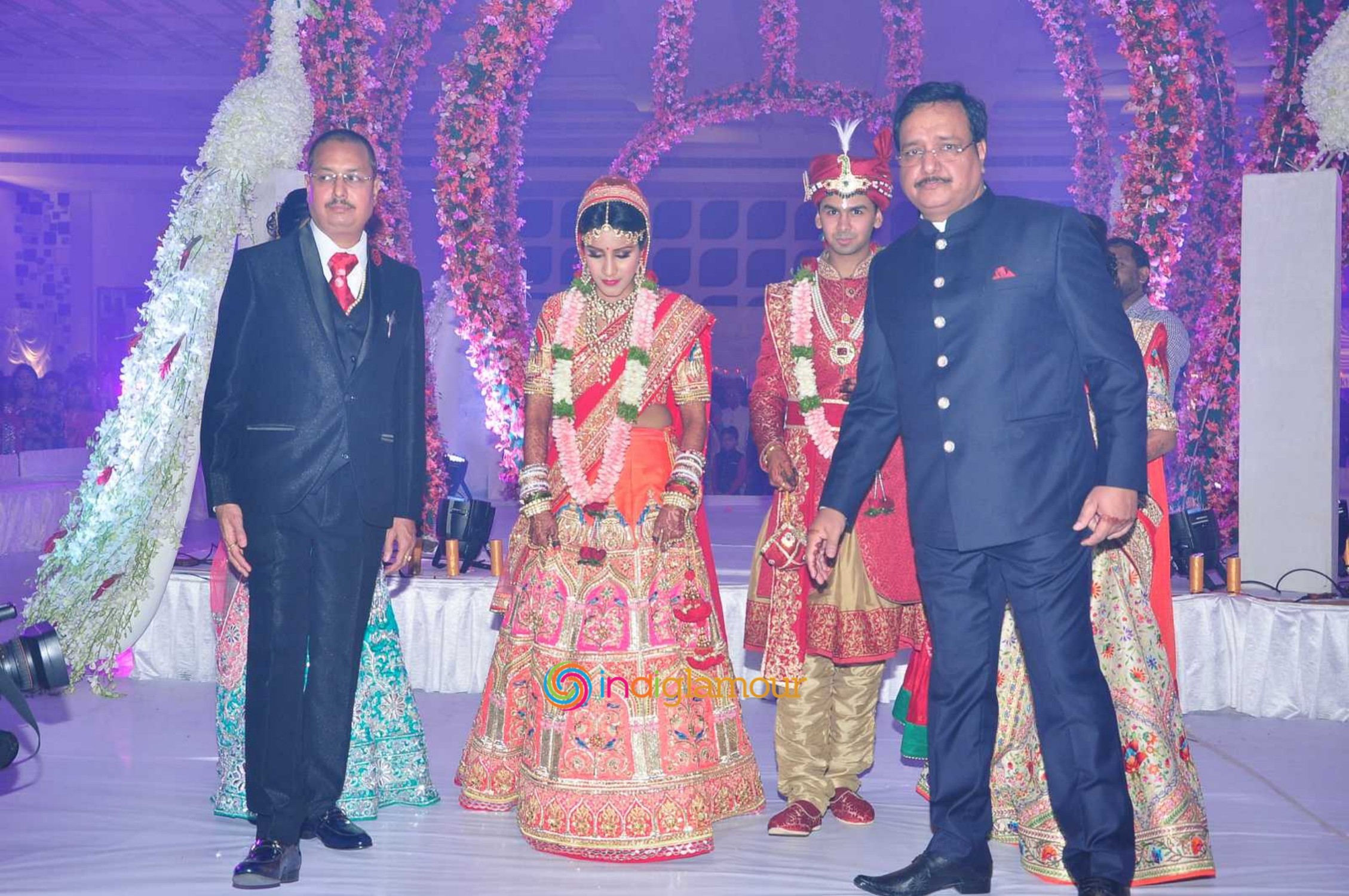 Trupthi and Ankit Wedding Reception Event hd photo