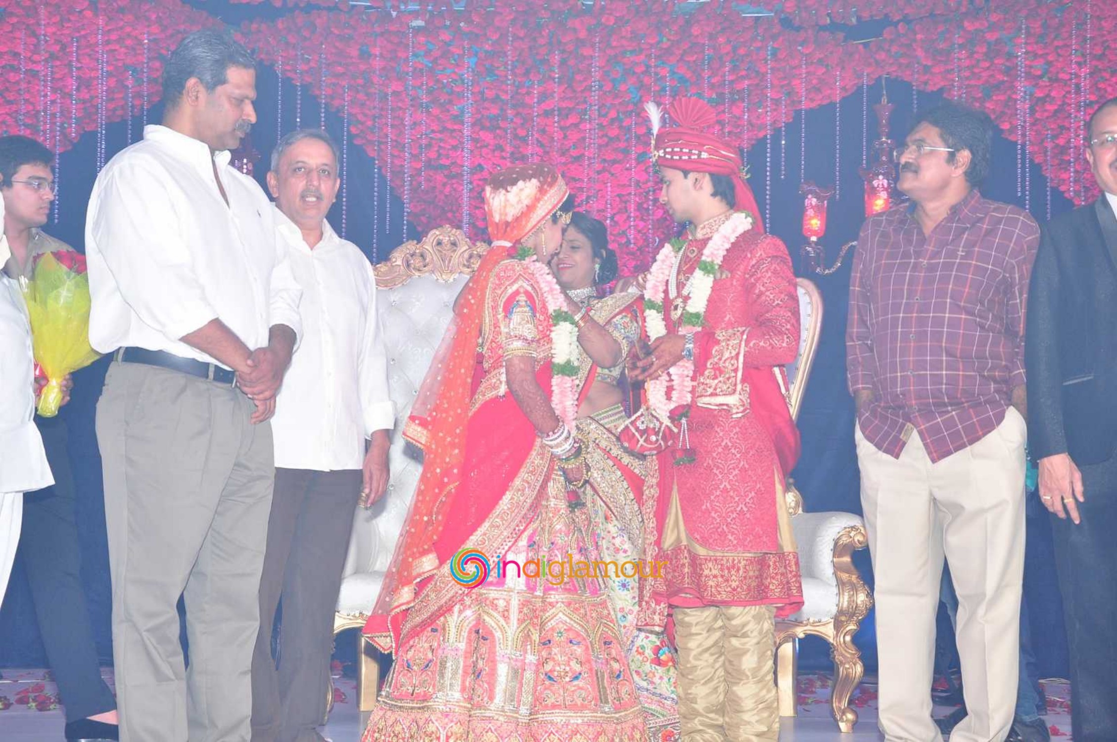 Trupthi and Ankit Wedding Reception Event hd photo