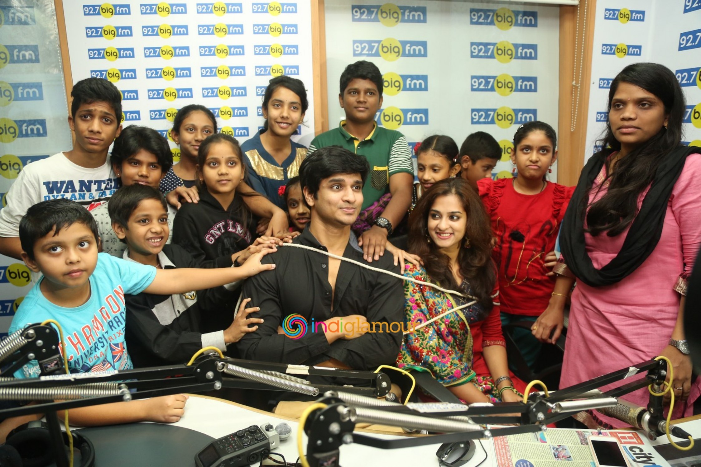 Sankarabharanam Movie Team at Big FM RJ Show Event hd photo