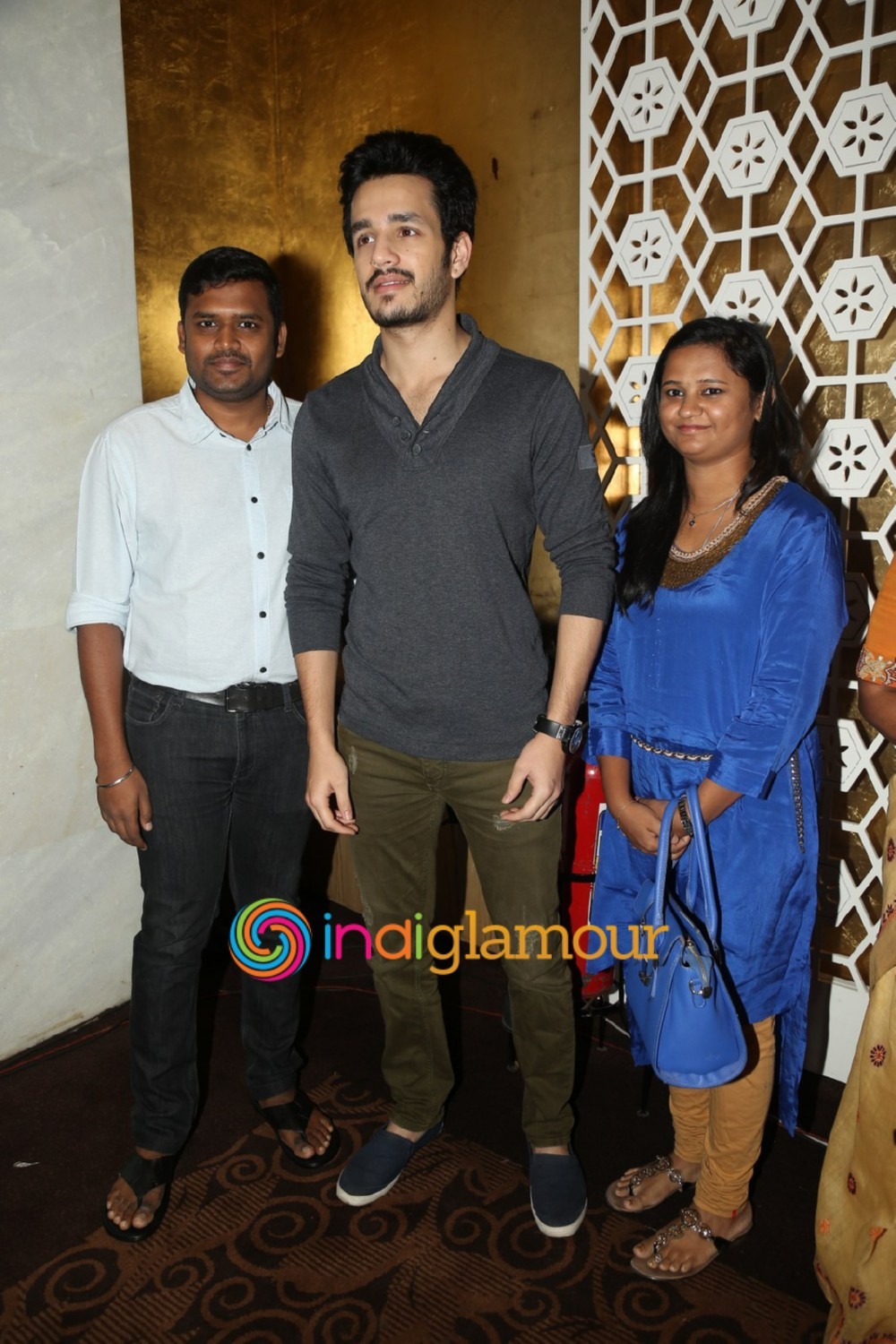 Akhil Akkineni as South India Shopping Mall Brand Ambassador Event hd photo
