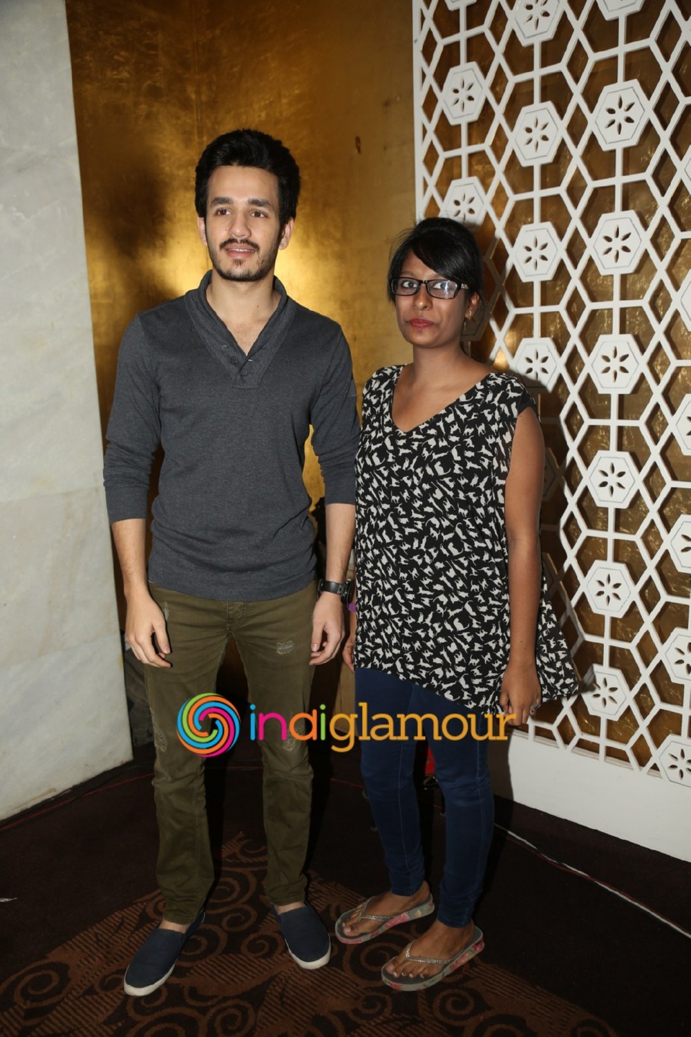 Akhil Akkineni as South India Shopping Mall Brand Ambassador Event hd photo