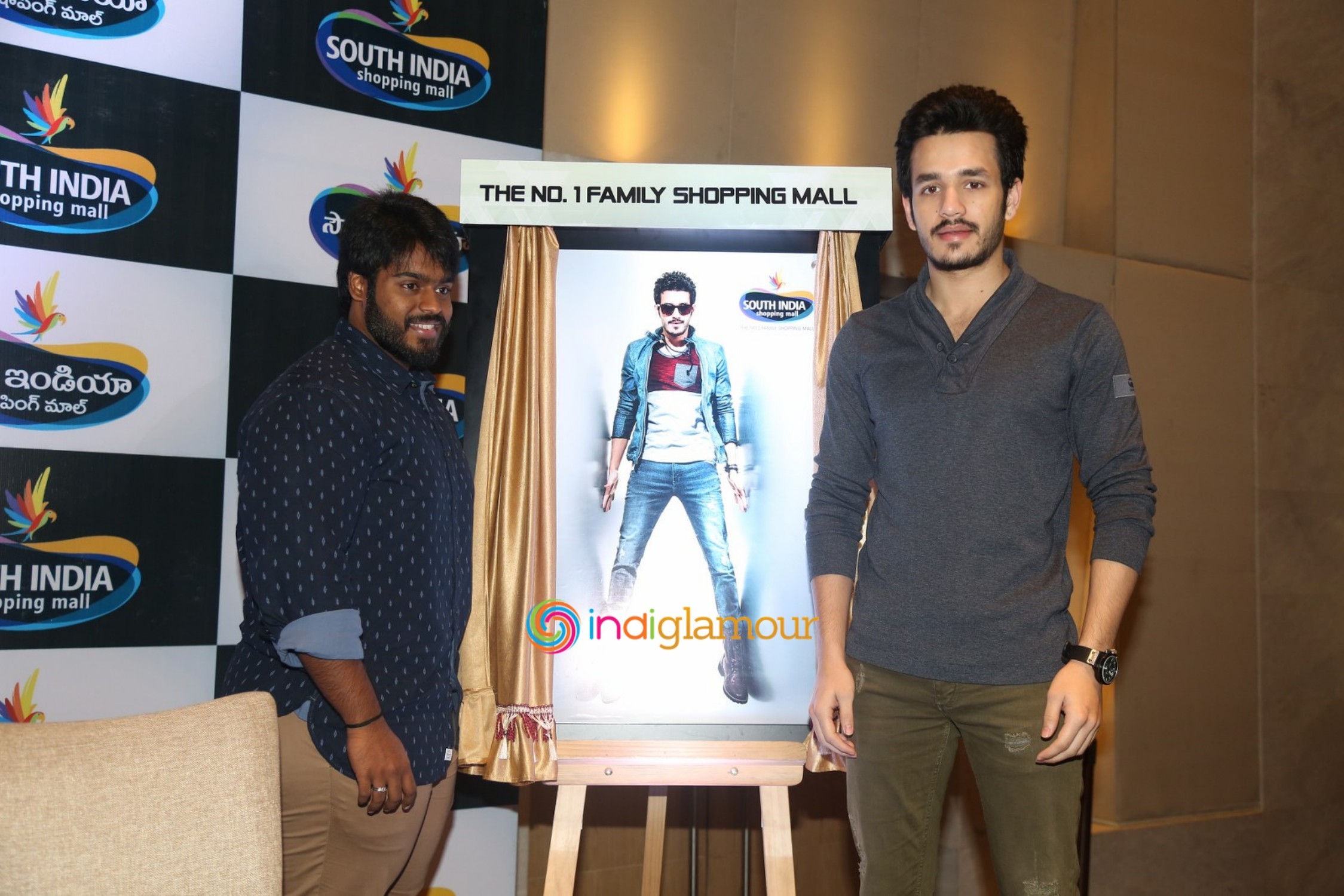Akhil Akkineni as South India Shopping Mall Brand Ambassador Event hd photo
