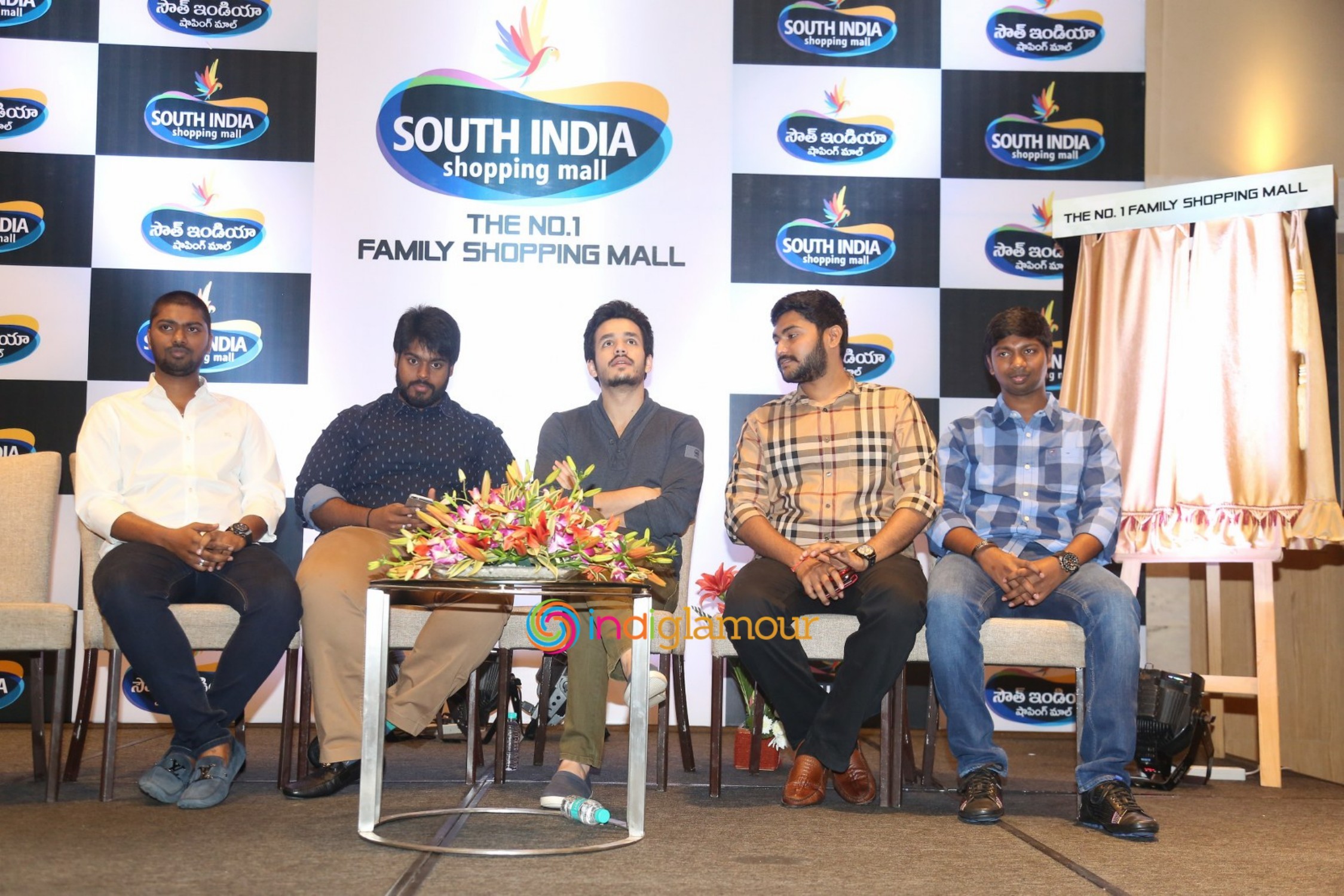 Akhil Akkineni as South India Shopping Mall Brand Ambassador Event hd photo