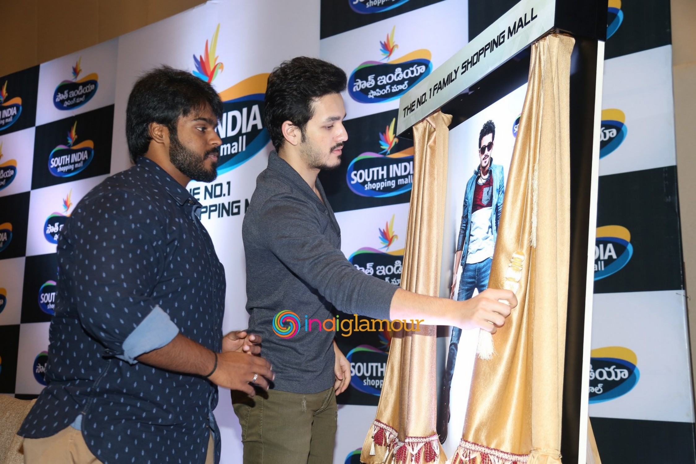 Akhil Akkineni as South India Shopping Mall Brand Ambassador Event hd photo