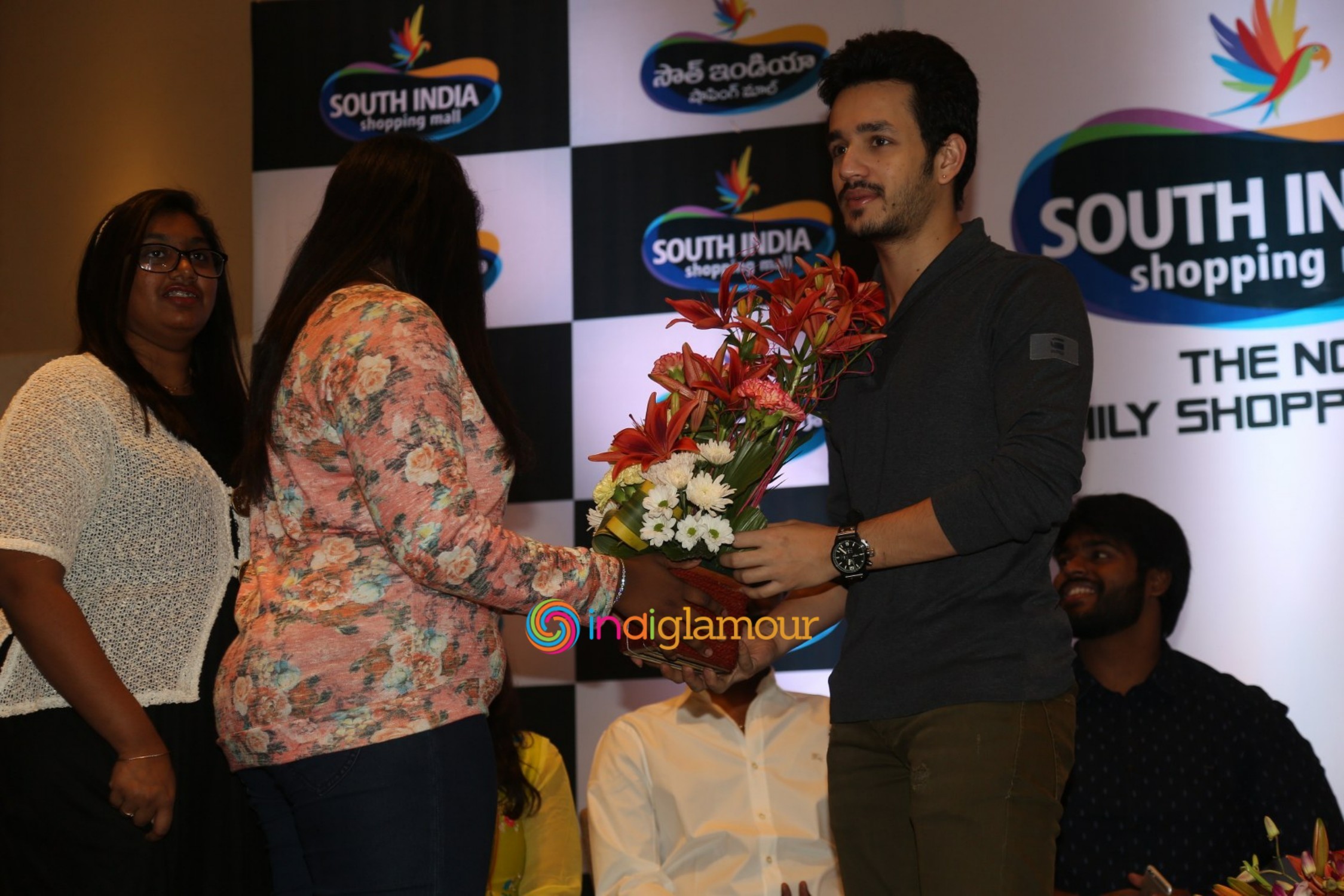 Akhil Akkineni as South India Shopping Mall Brand Ambassador Event hd photo