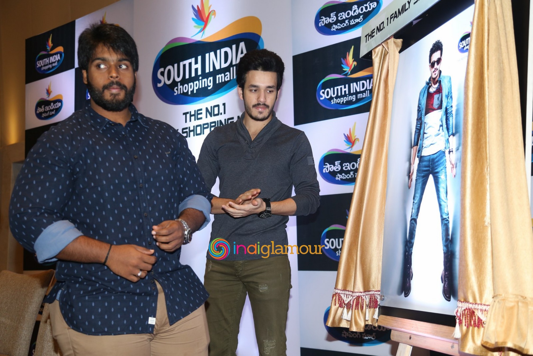Akhil Akkineni as South India Shopping Mall Brand Ambassador Event hd photo