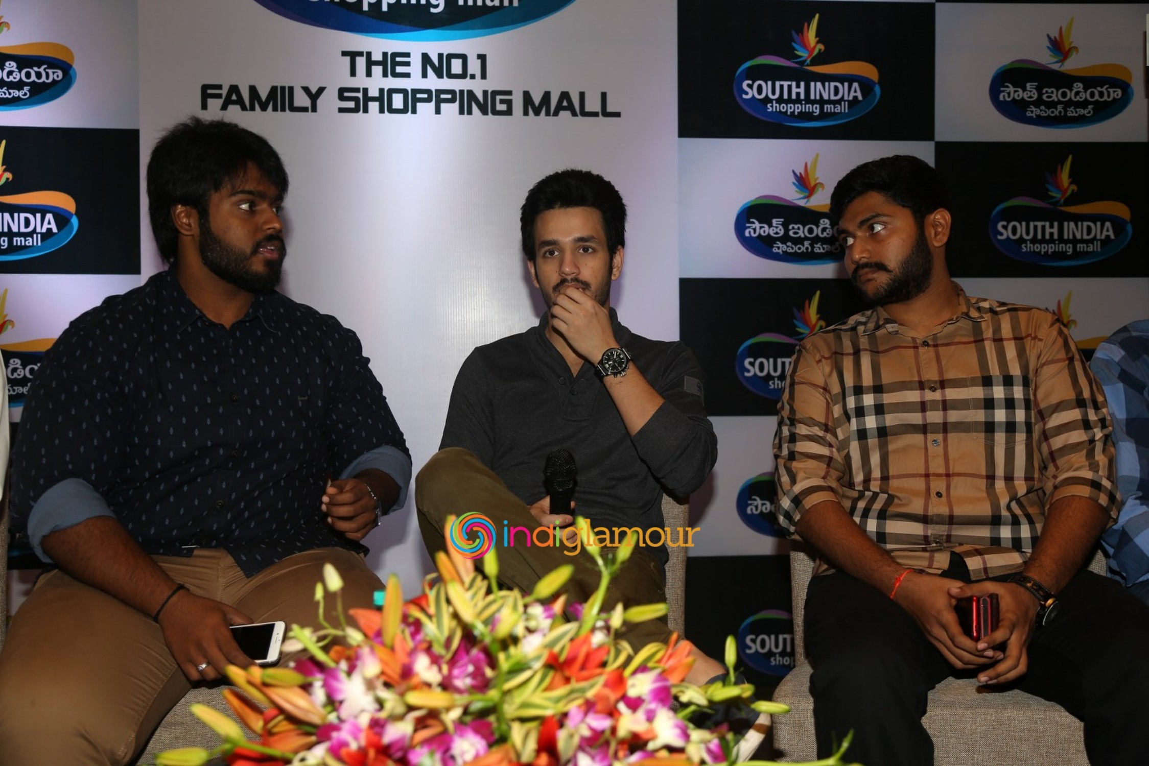 Akhil Akkineni as South India Shopping Mall Brand Ambassador Event hd photo