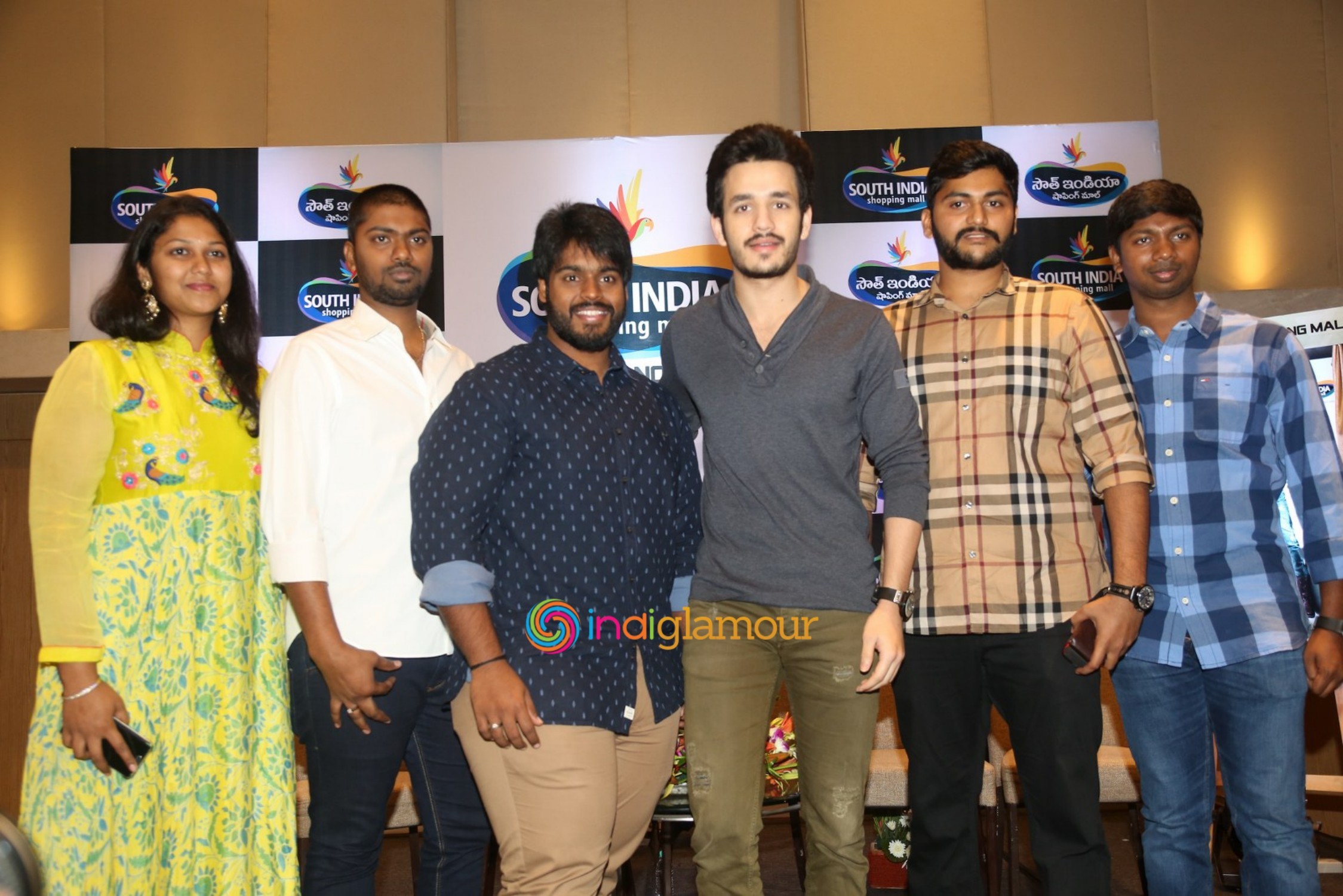 Akhil Akkineni as South India Shopping Mall Brand Ambassador Event hd photo