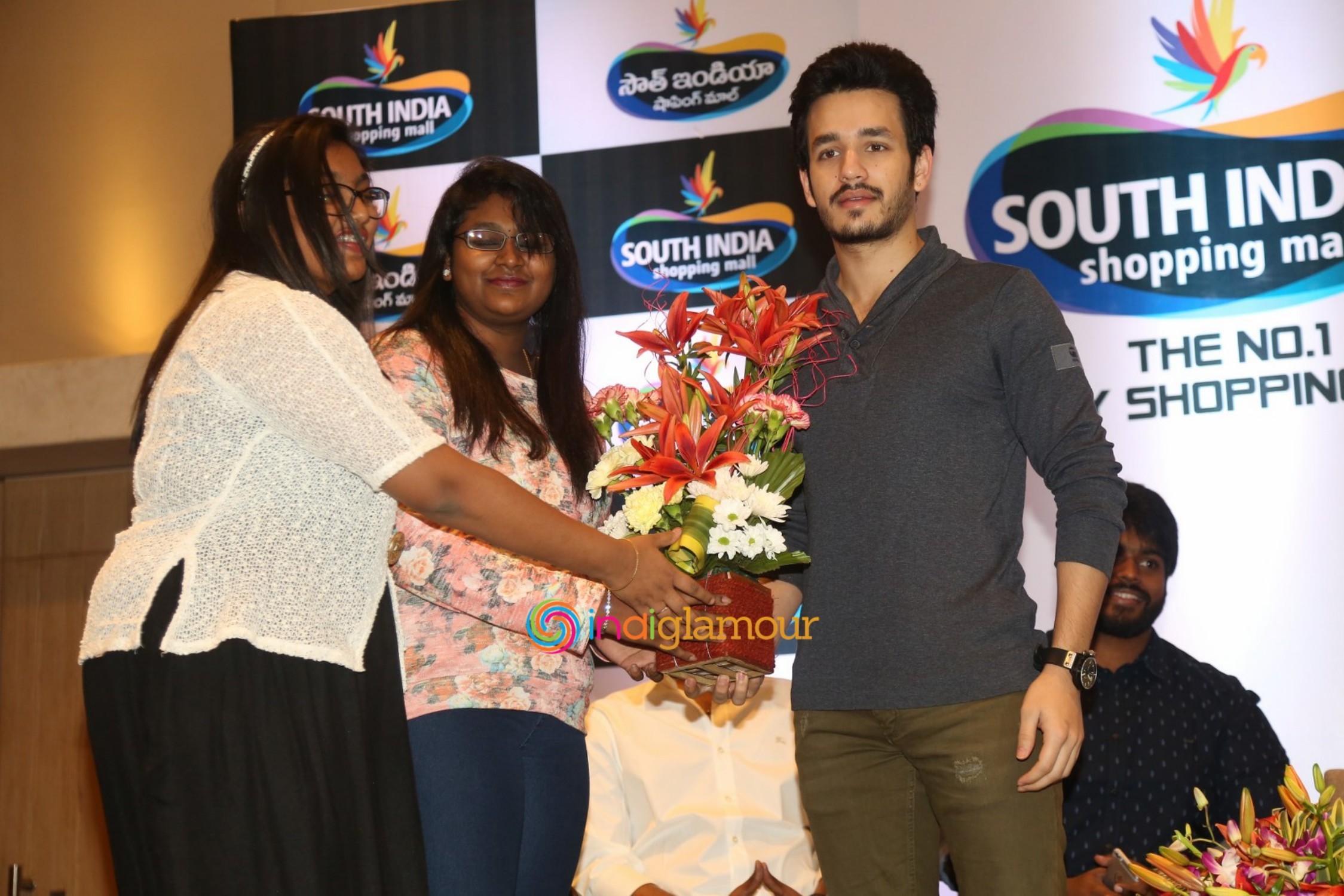 Akhil Akkineni as South India Shopping Mall Brand Ambassador Event hd photo