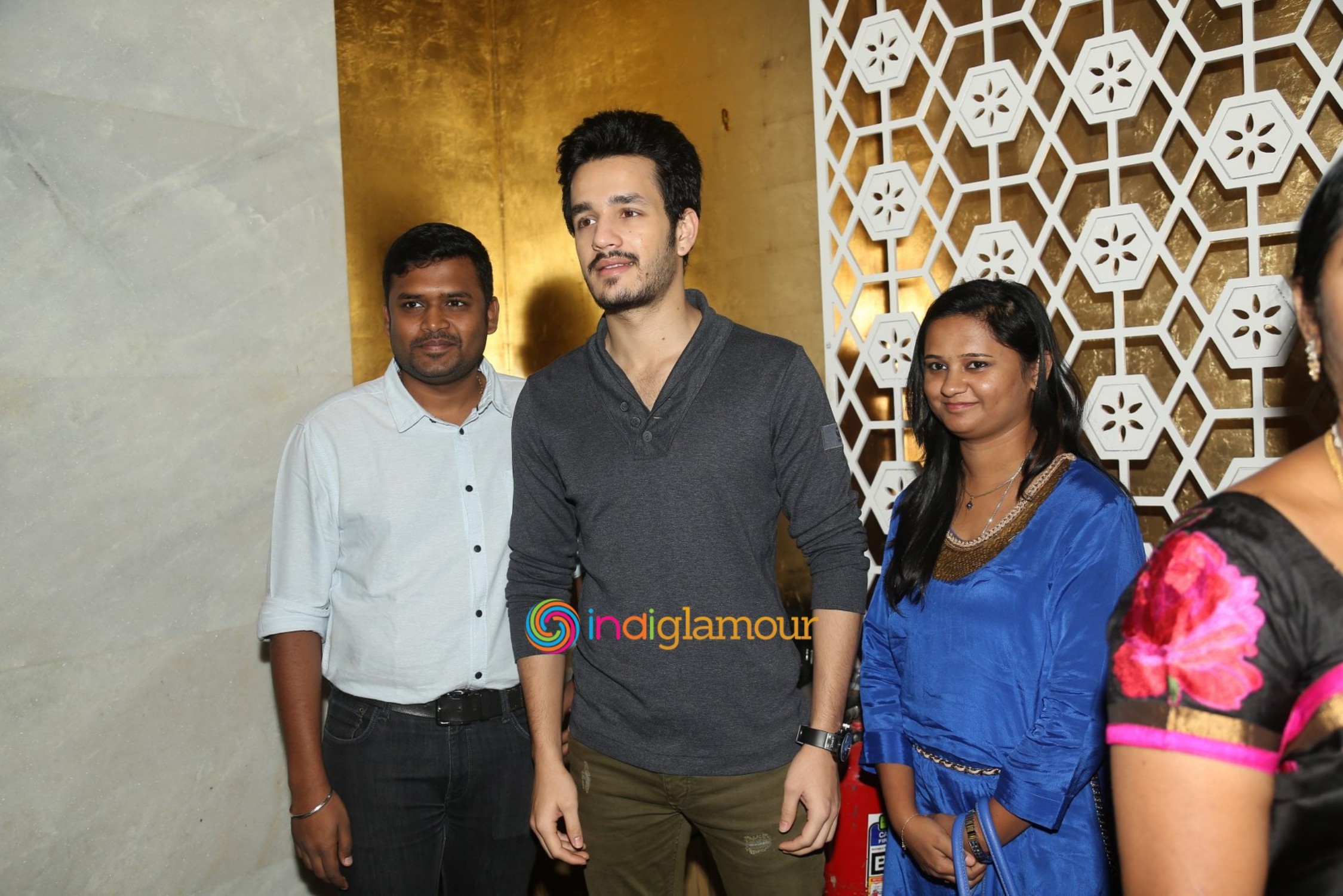 Akhil Akkineni as South India Shopping Mall Brand Ambassador Event hd photo