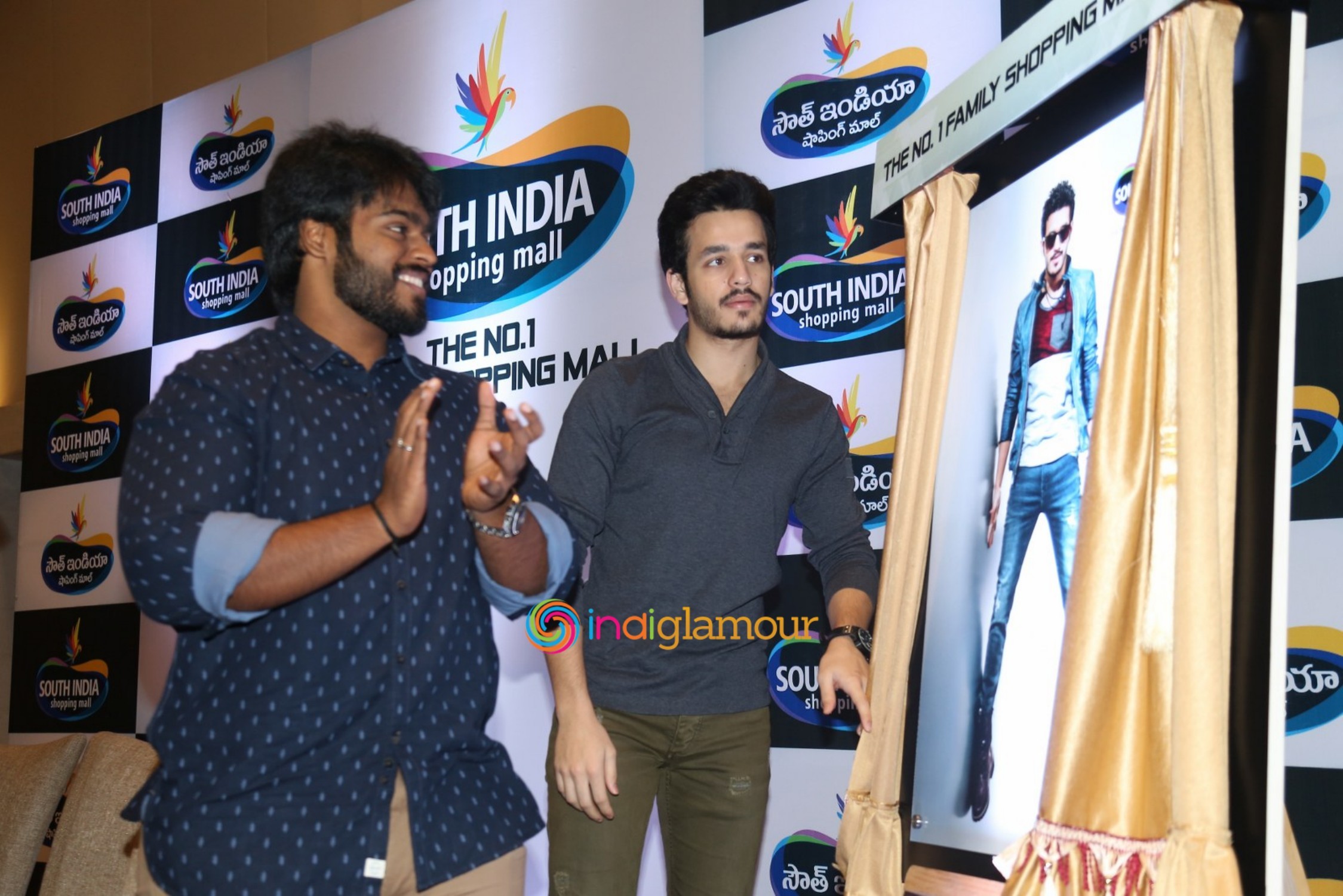 Akhil Akkineni as South India Shopping Mall Brand Ambassador Event hd photo