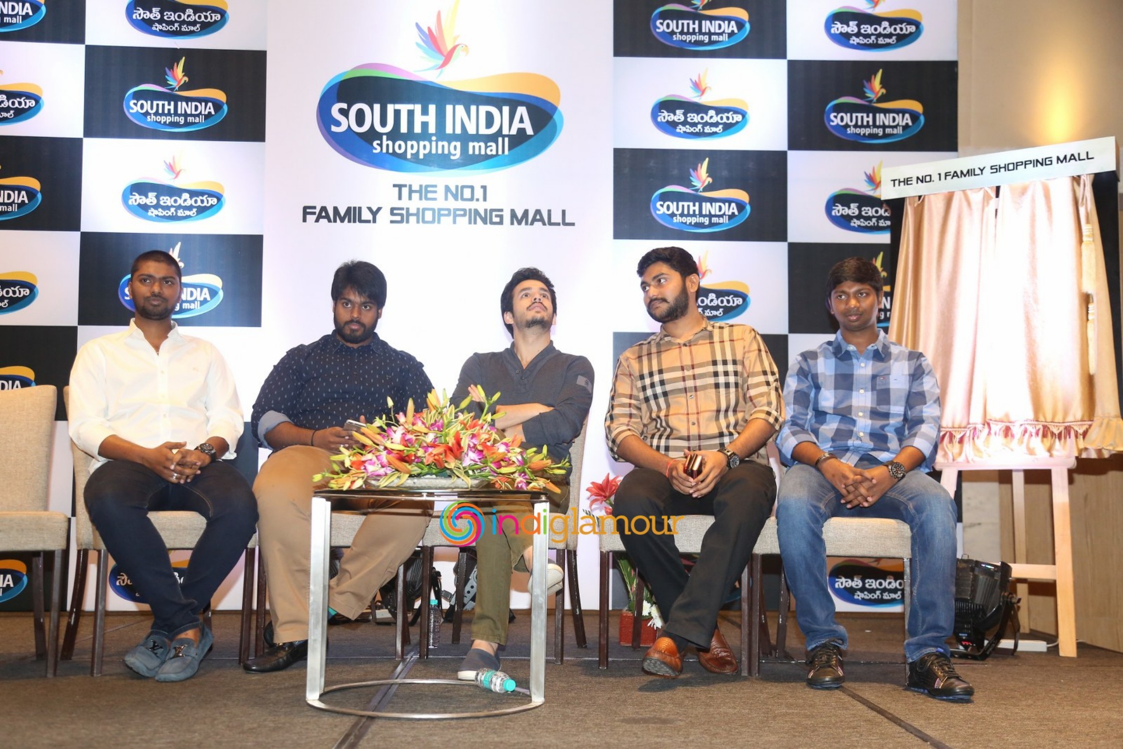 Akhil Akkineni as South India Shopping Mall Brand Ambassador Event hd photo
