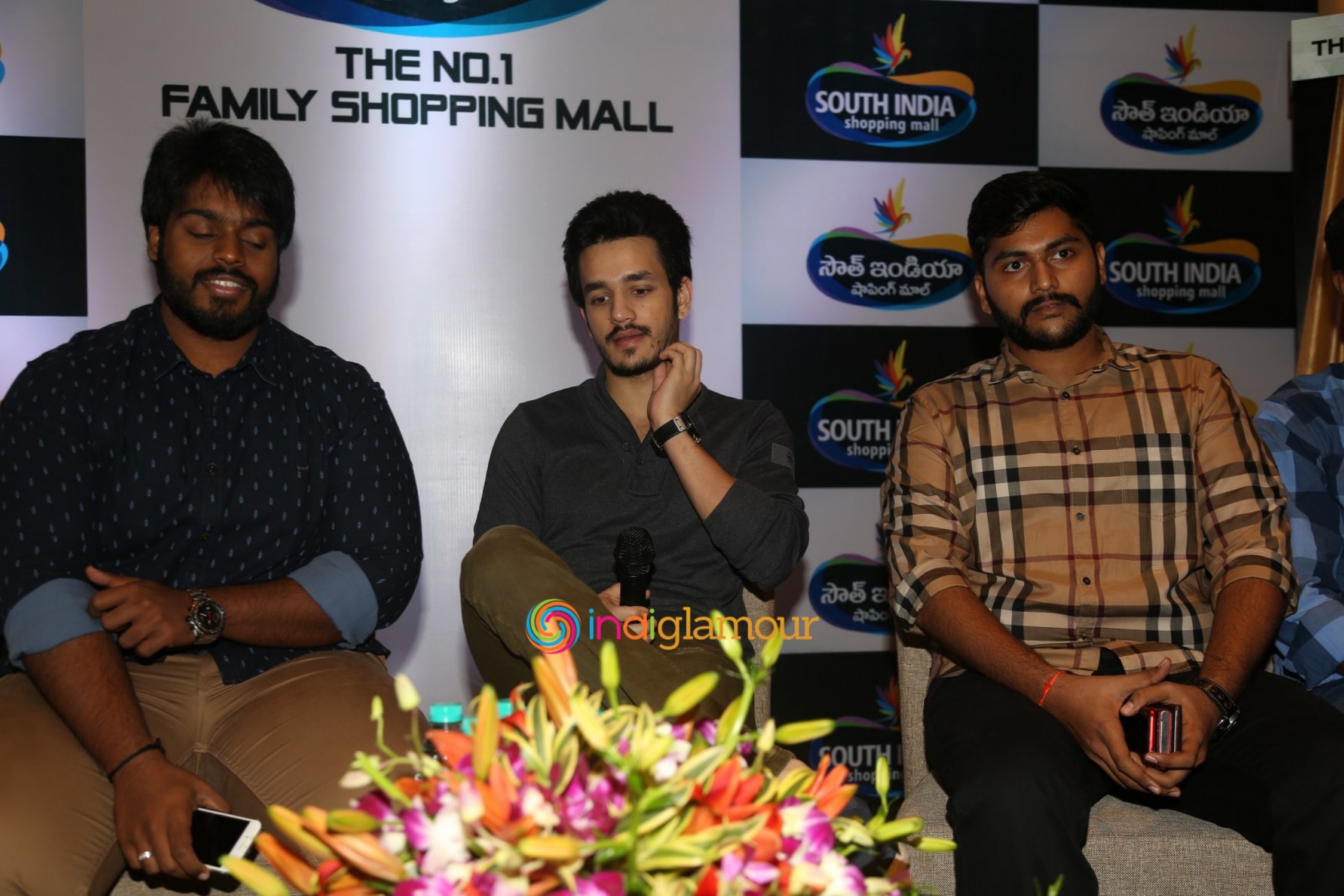 Akhil Akkineni as South India Shopping Mall Brand Ambassador Event hd photo
