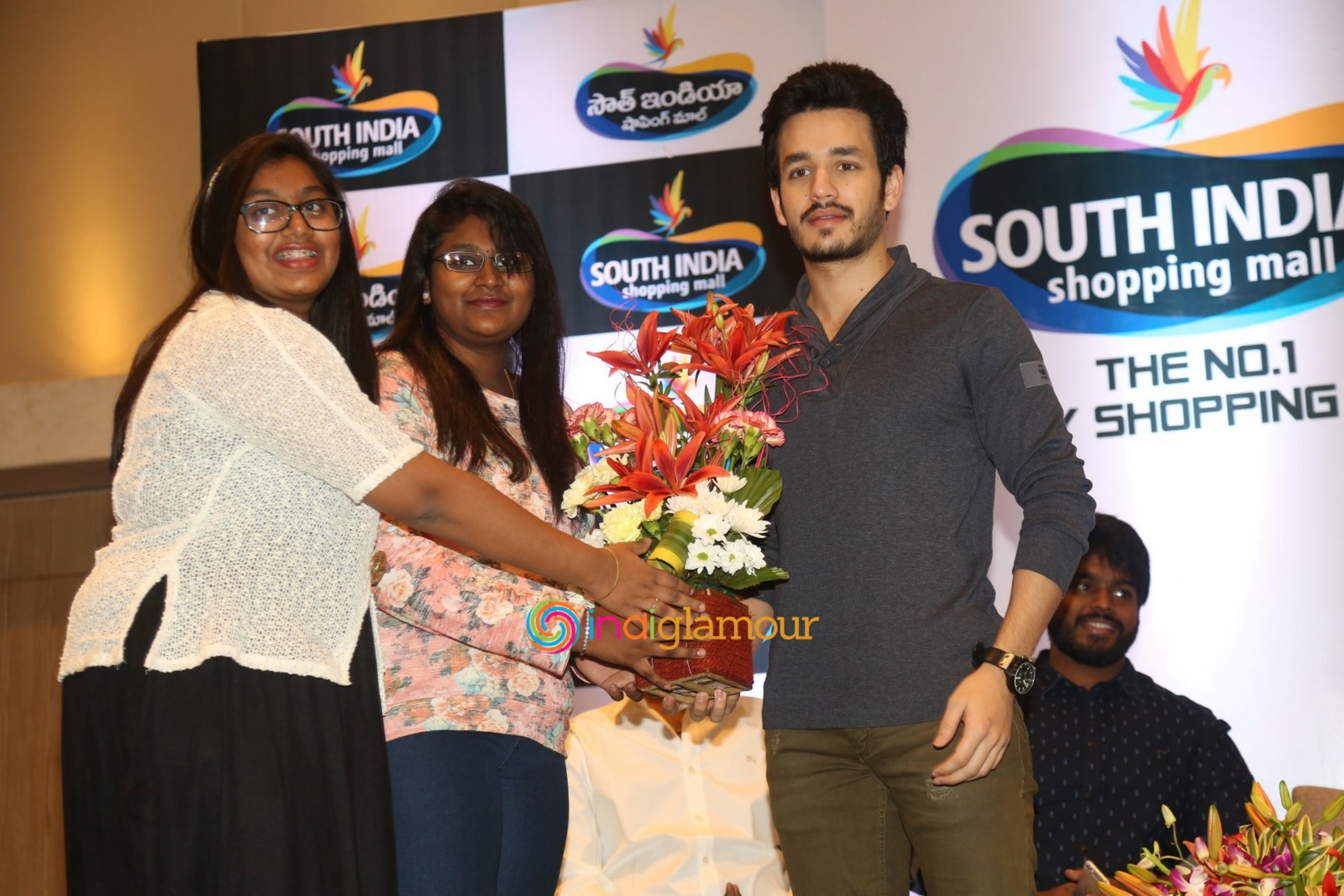 Akhil Akkineni as South India Shopping Mall Brand Ambassador Event hd photo